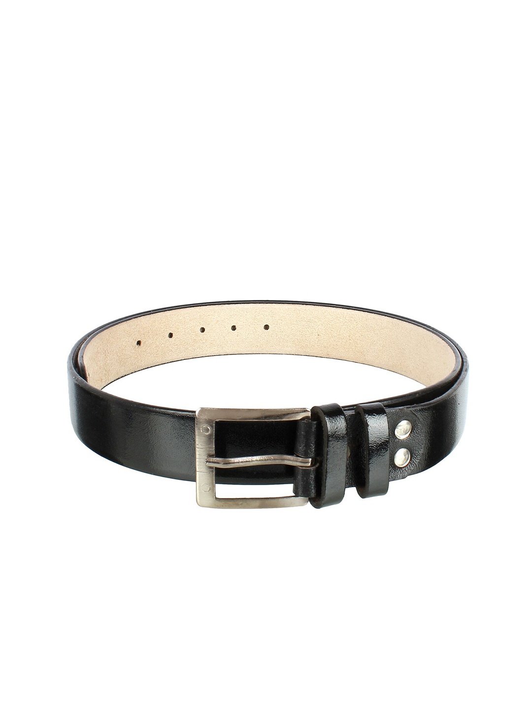 

LONDON FASHION hob Women Solid Tang Belt, Black