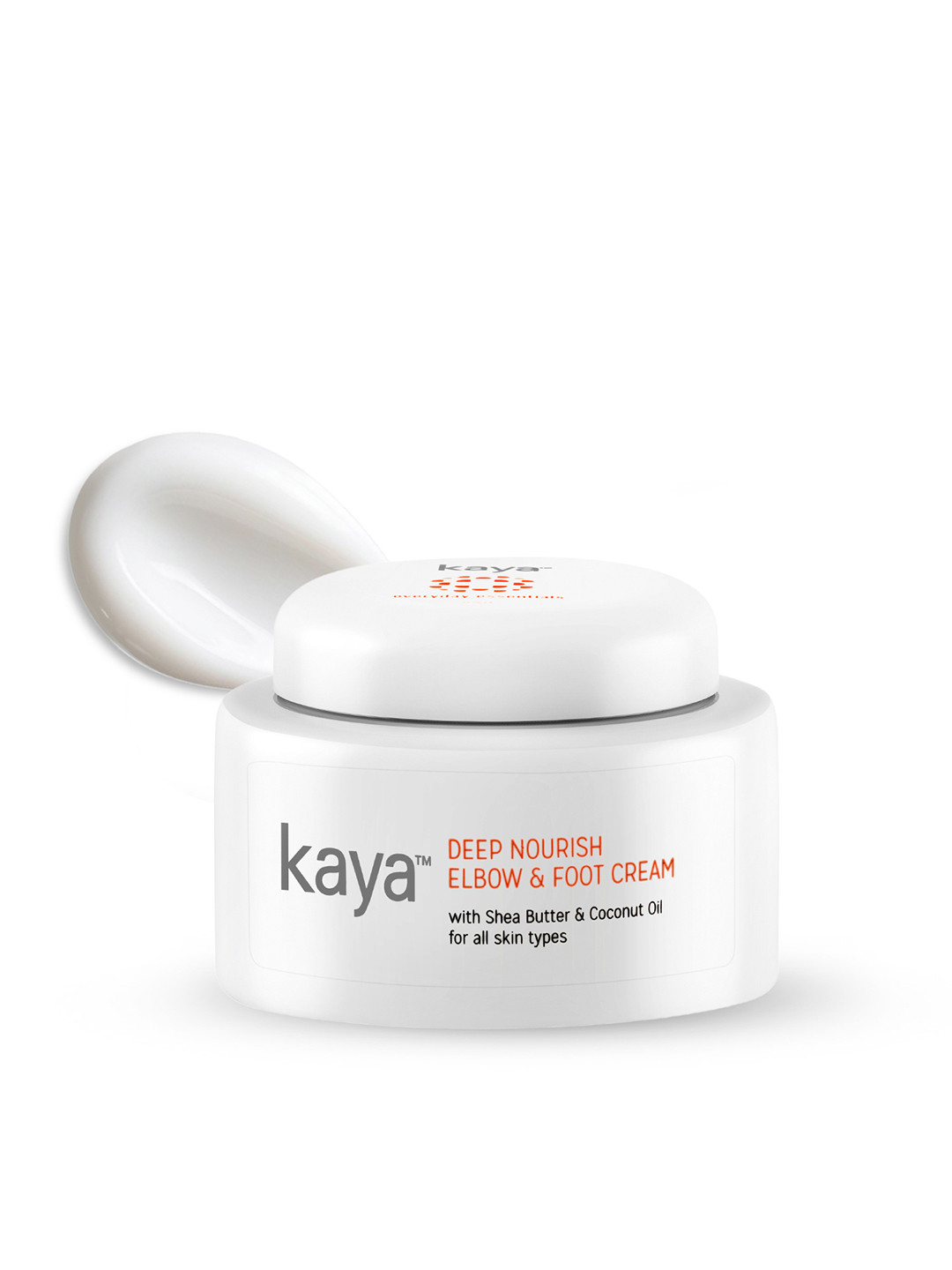 

Kaya Deep Nourish Elbow & Foot Cream with Shea Butter & Coconut Oil 50g, White