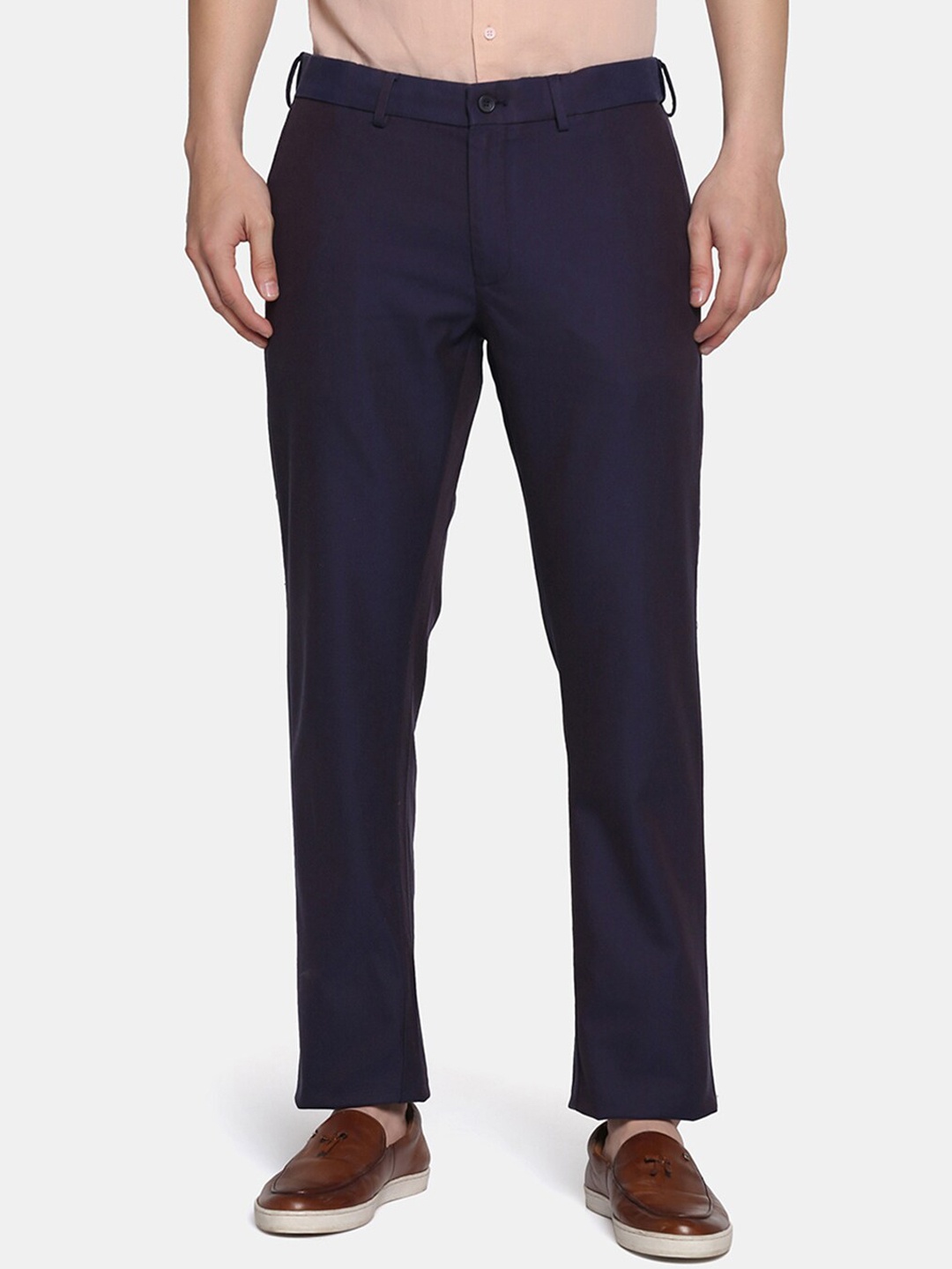 

Blackberrys Men Slim Fit Trousers, Blue