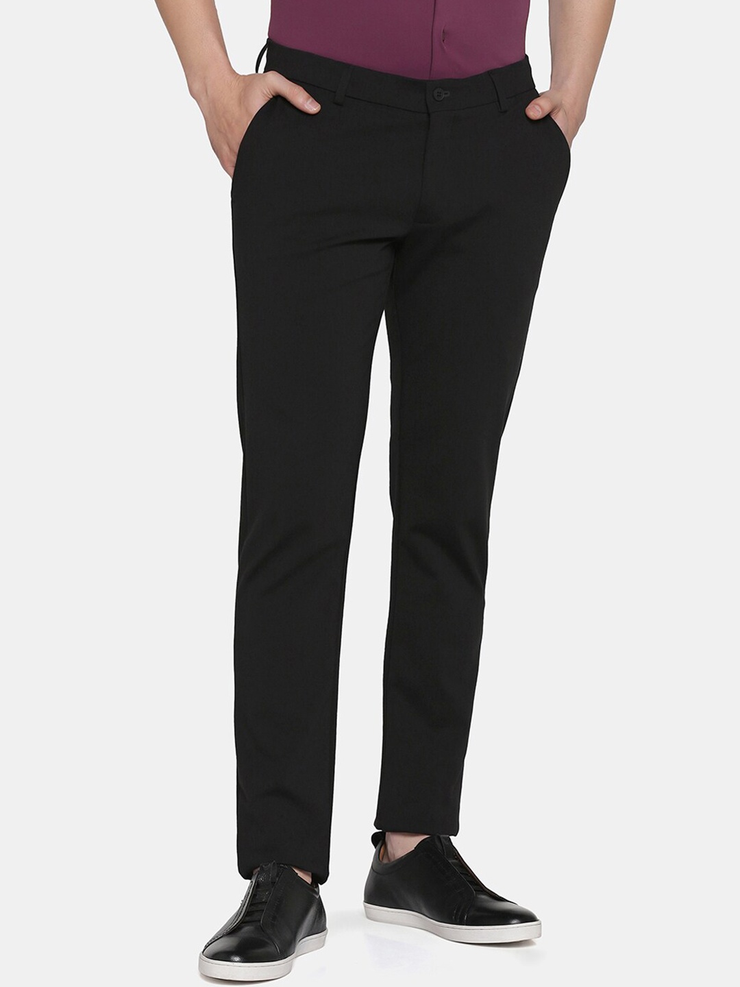 

Blackberrys TechPro Men Black Casual Trouser