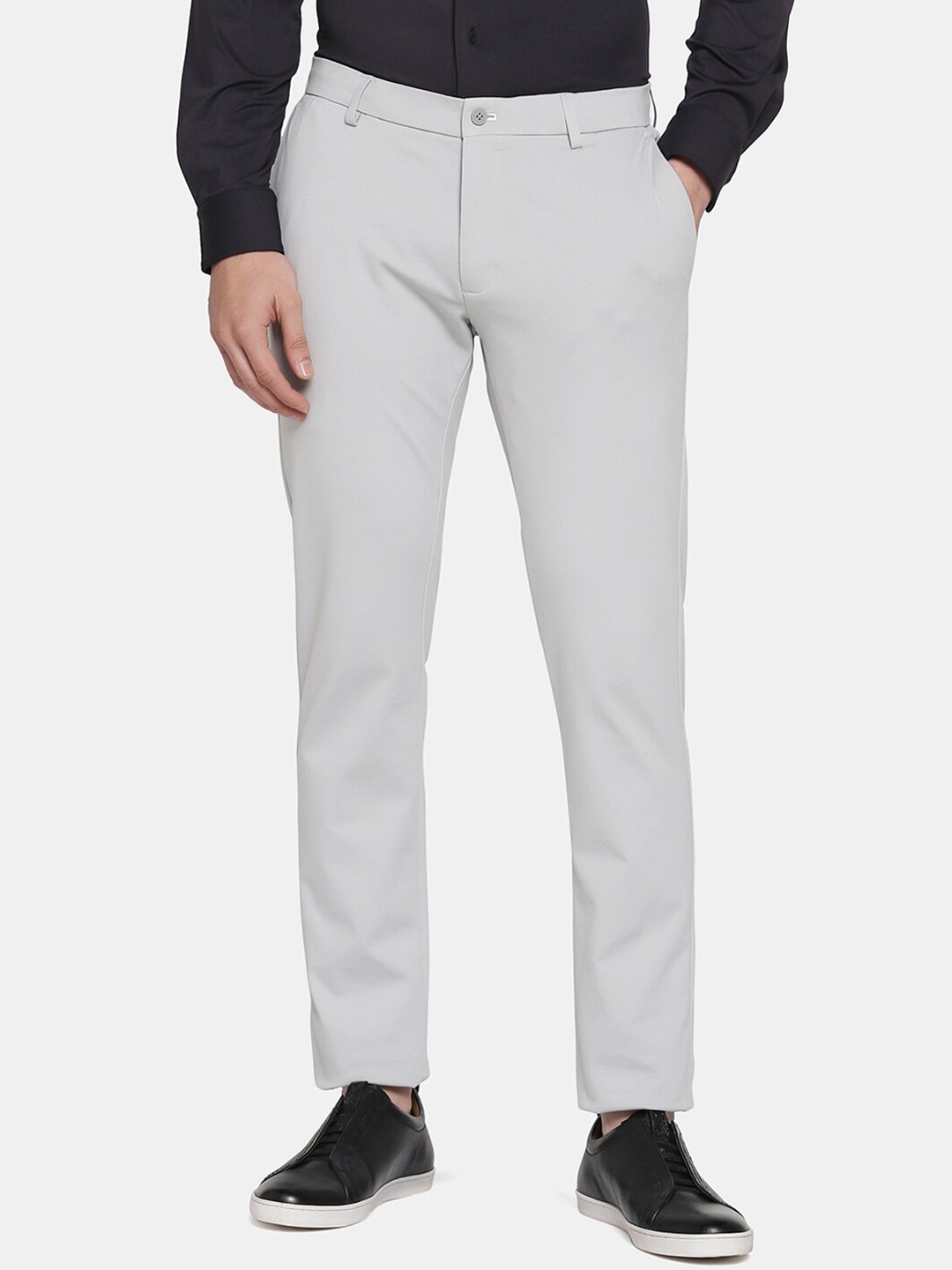 

Blackberrys TechPro Men Grey Casual Trouser