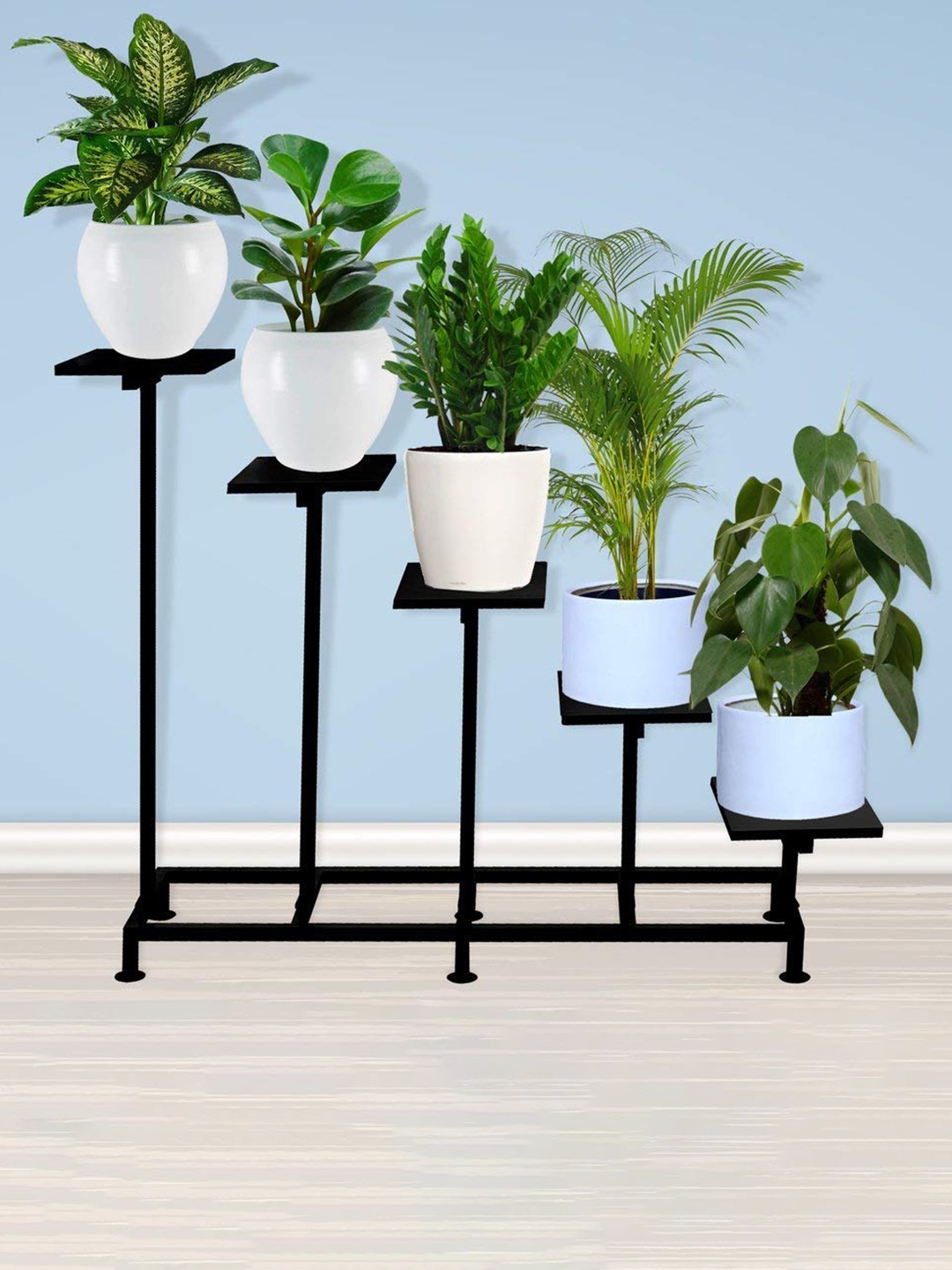 

TRUSTBASKET Unicorn Black 5-Tier Planter Stand