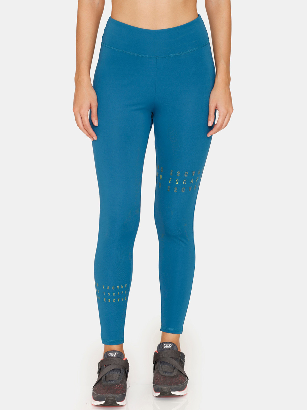 

Zelocity by Zivame Women Workout Tights, Blue