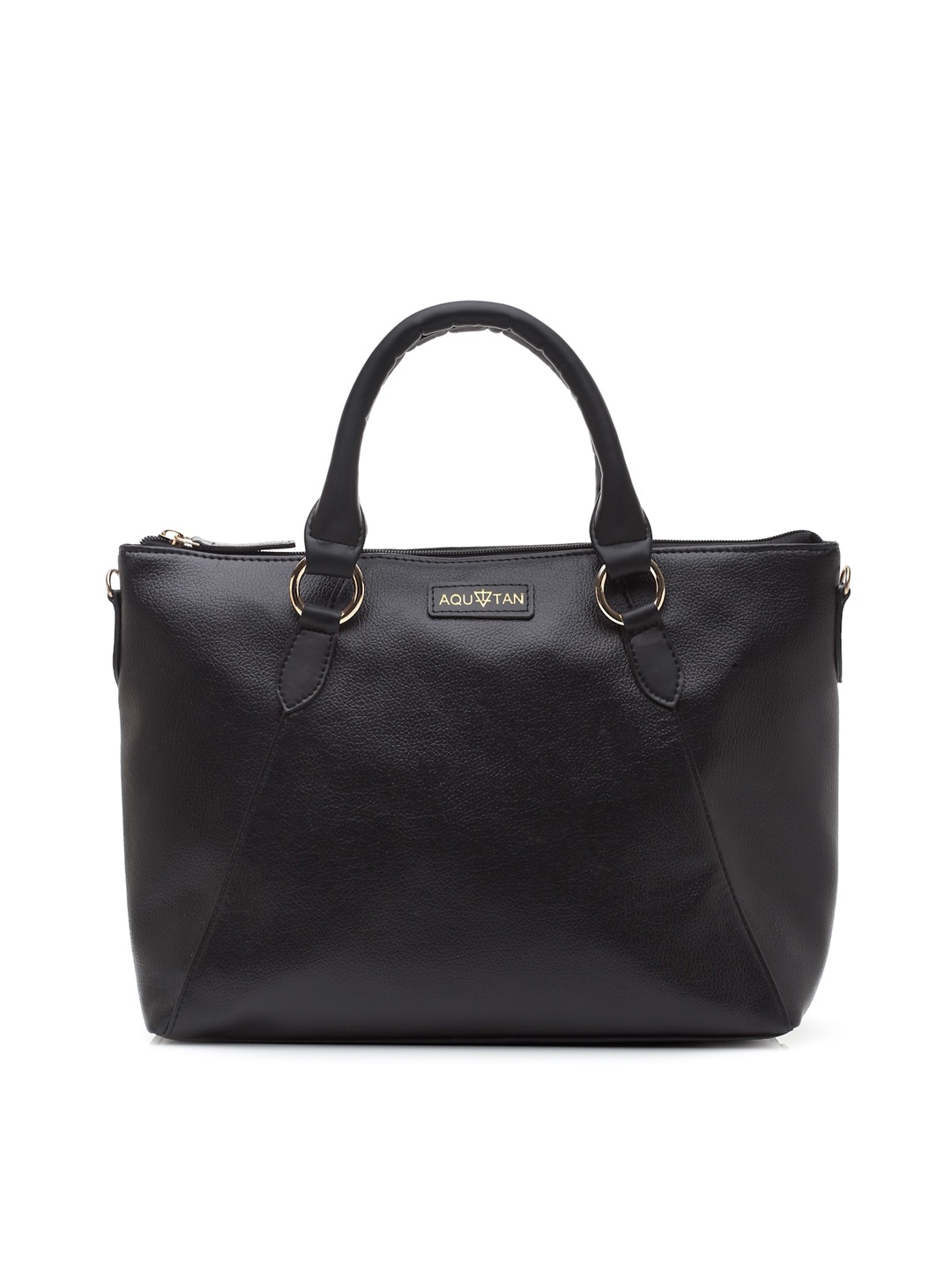 

AQUATAN PU Structured Handheld Bag, Black