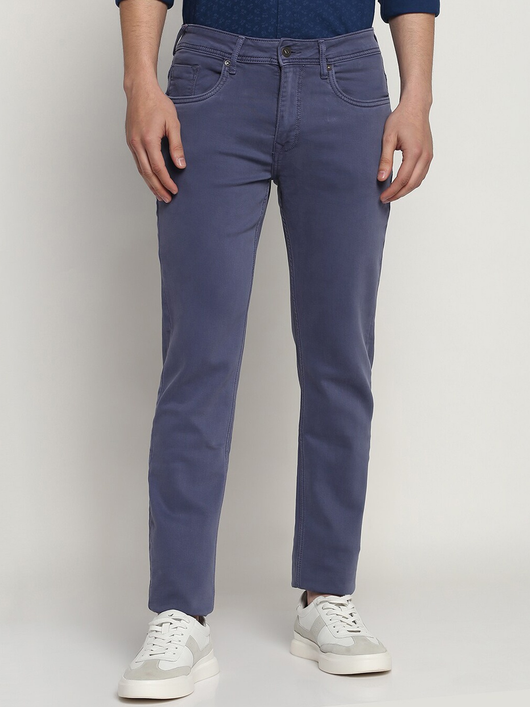 

Blackberrys Men Skinny Fit Low-Rise Clean Look Stretchable Jeans, Blue