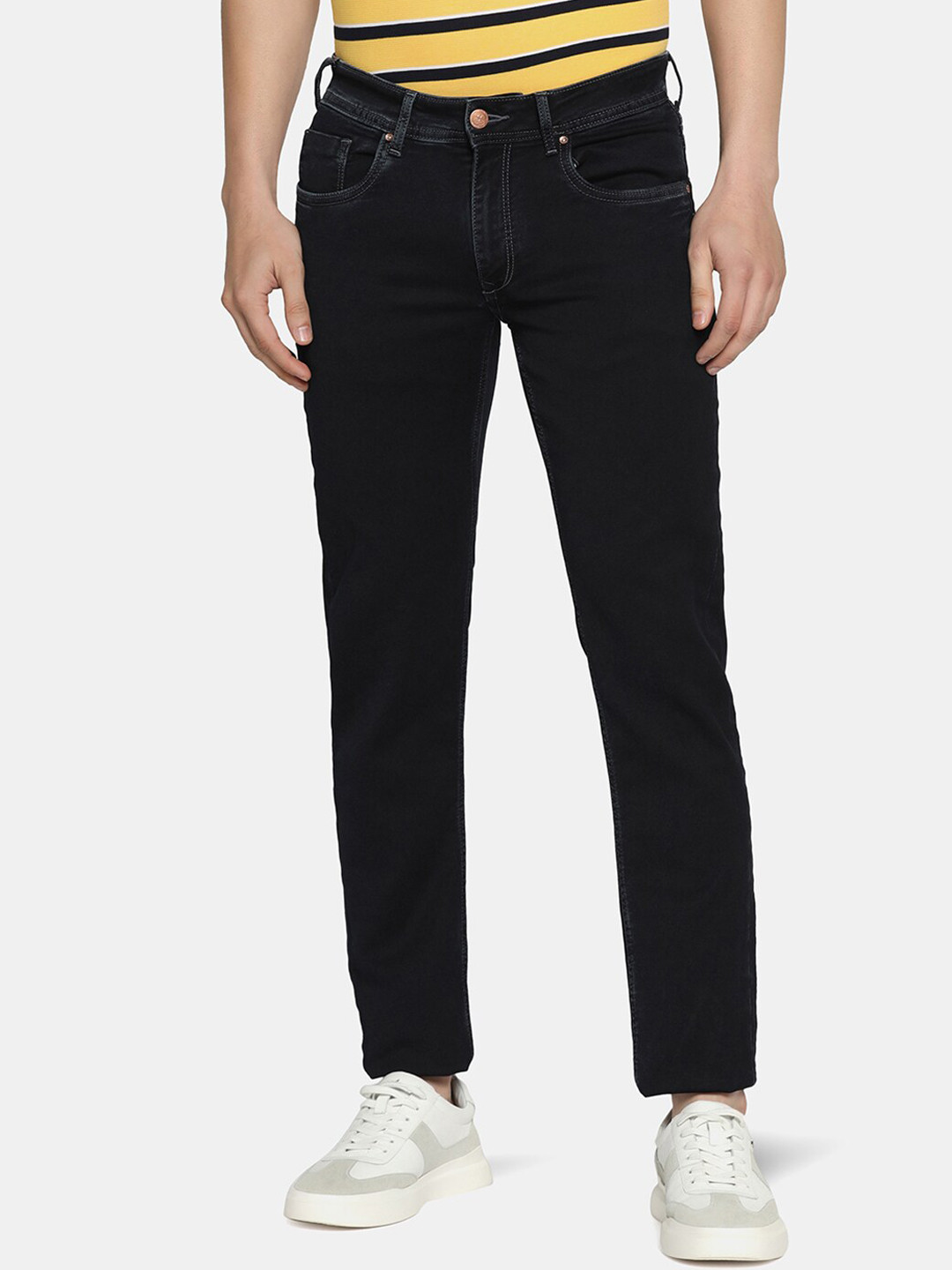 

Blackberrys Men Slim Fit Low-Rise Stretchable Jeans, Blue