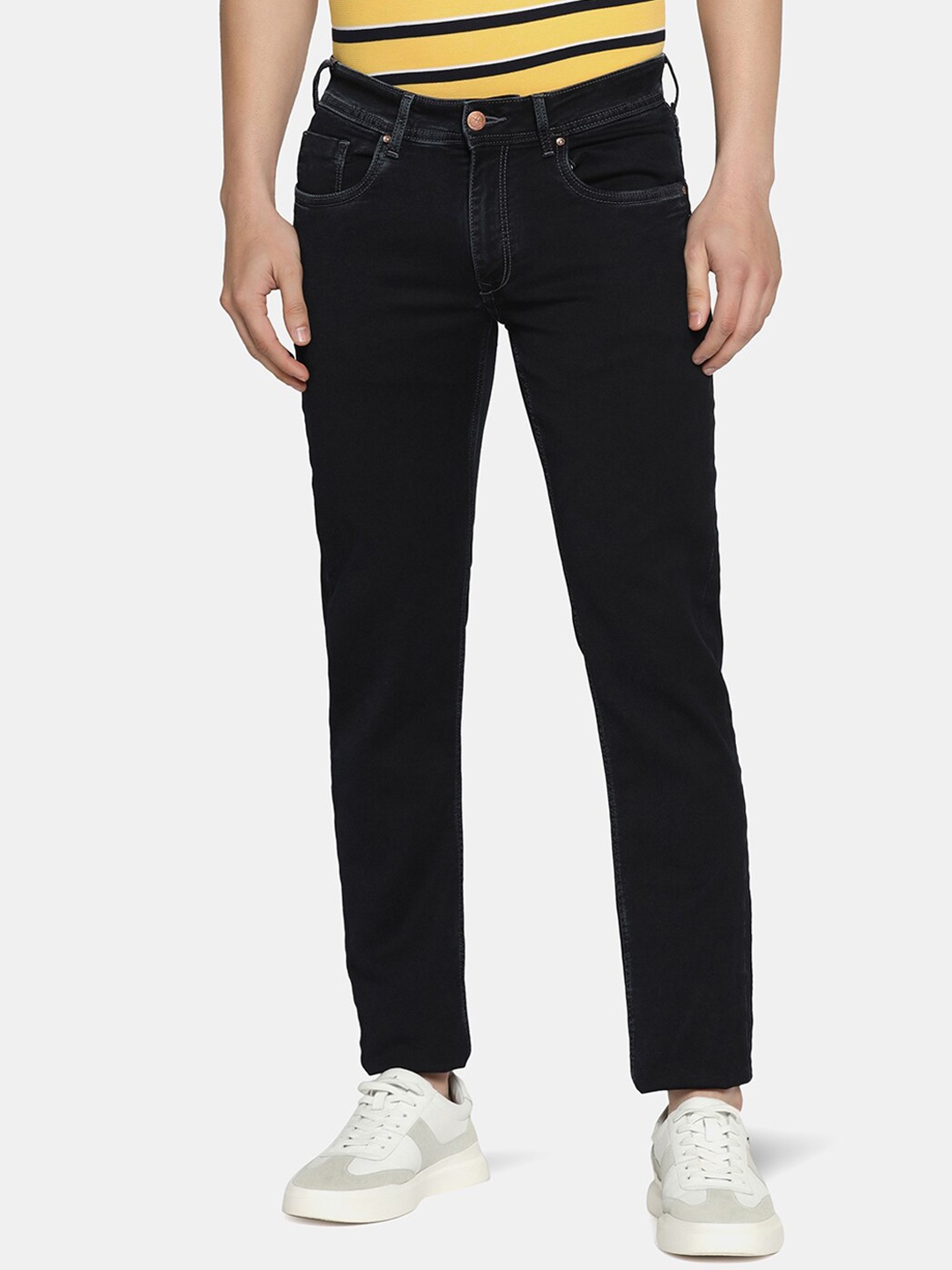 

Blackberrys Men Slim Fit Low-Rise Stretchable Jeans, Blue