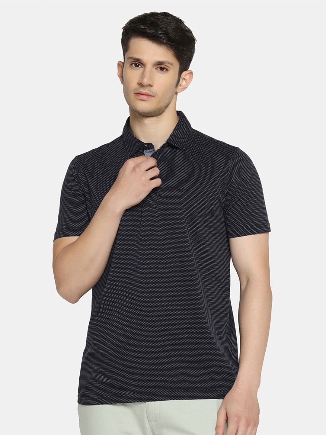 

Blackberrys Men Mercerized Polo Tshirt, Navy blue