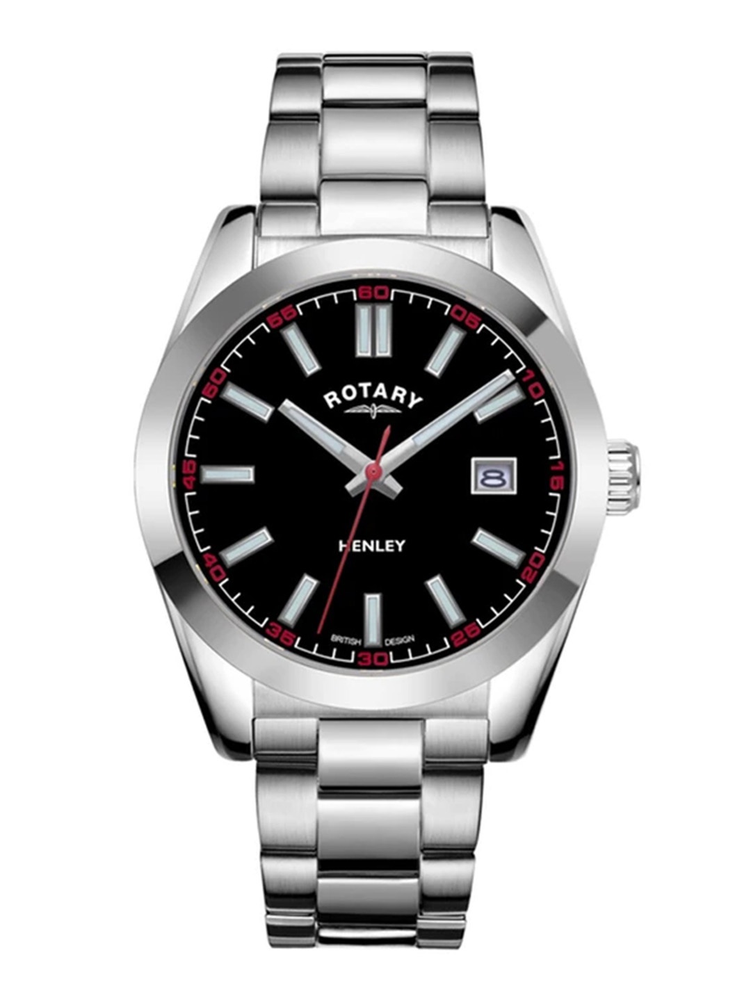 

Rotary Women Stainless Steel Bracelet Style Straps Analogue Watch GB05180 04, Black