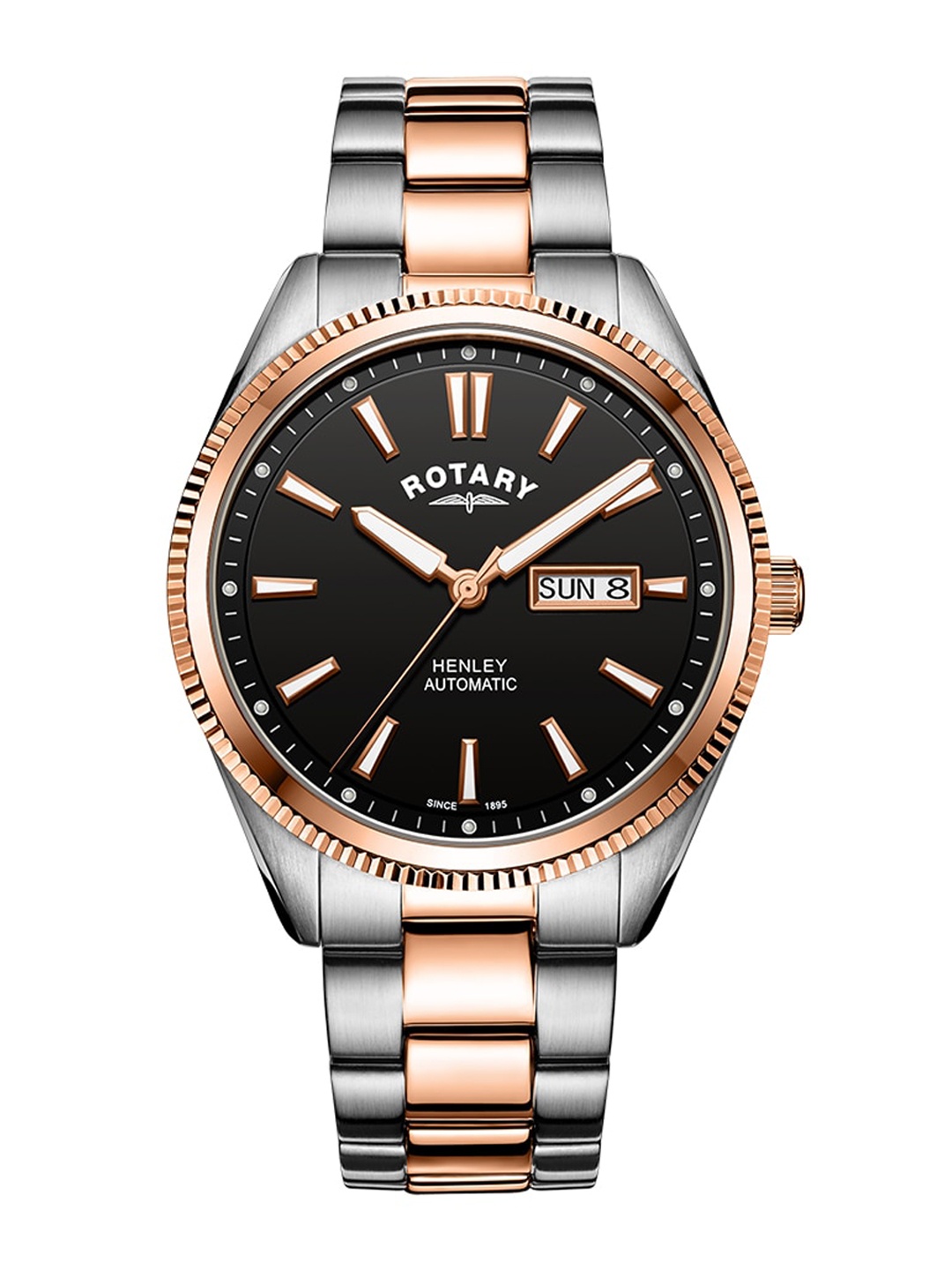 

Rotary Women Stainless Steel Bracelet Style Straps Analogue Watch - GB05382/04, Black