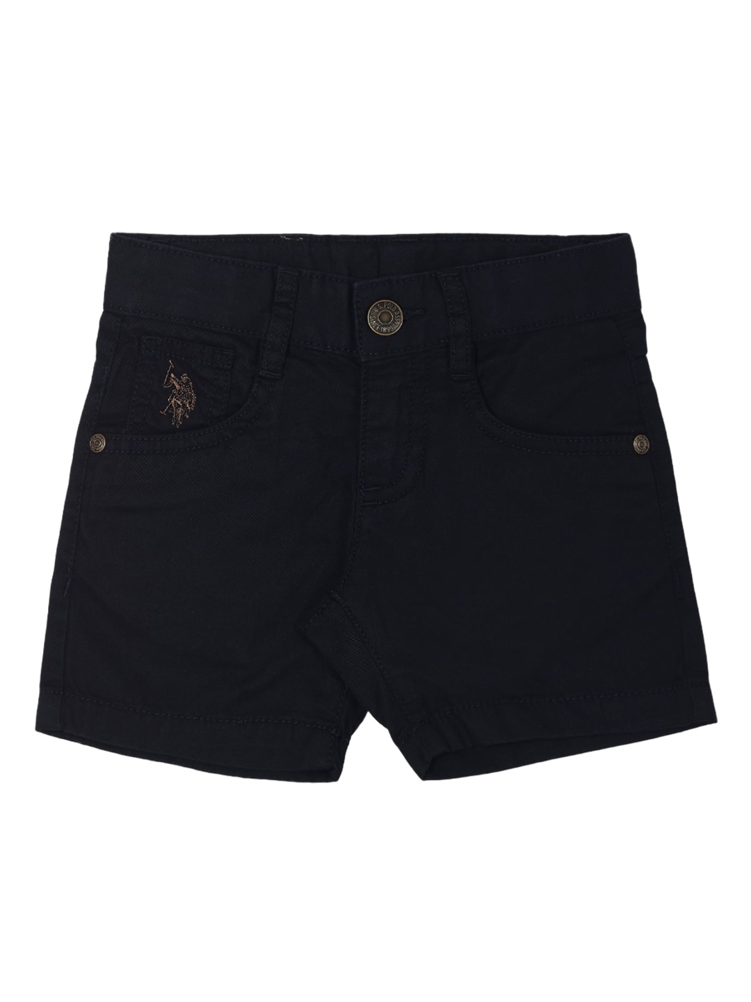 

U.S. Polo Assn. Kids Boys Slim Fit Denim Shorts, Navy blue