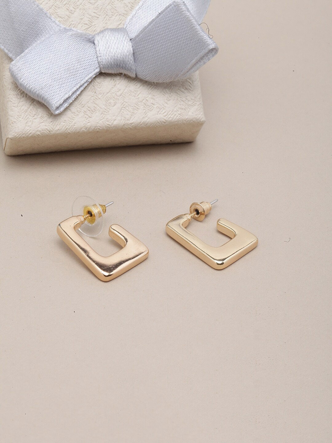 

DIVA WALK Gold-Plated Contemporary Studs Earrings