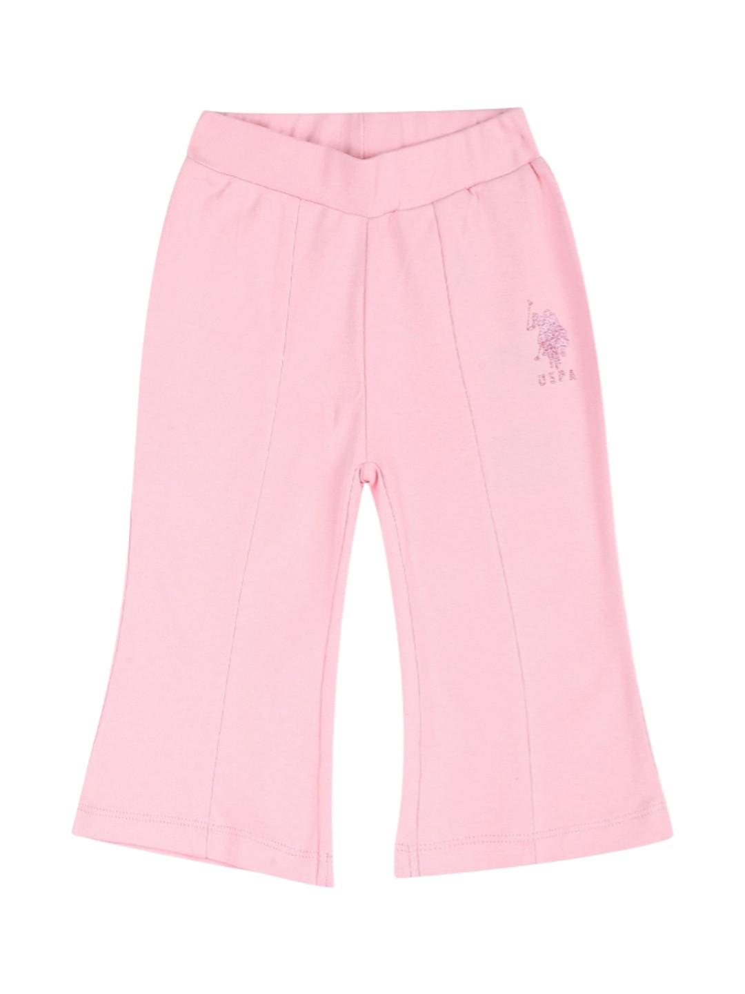 

U.S. Polo Assn. Kids Girls Straight-Fit Cotton Track Pants, Pink
