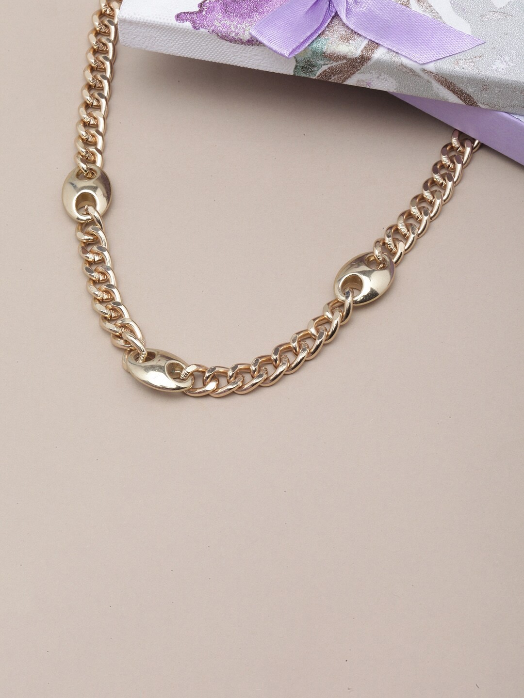 

DIVA WALK Gold-Plated Chain Link Necklace