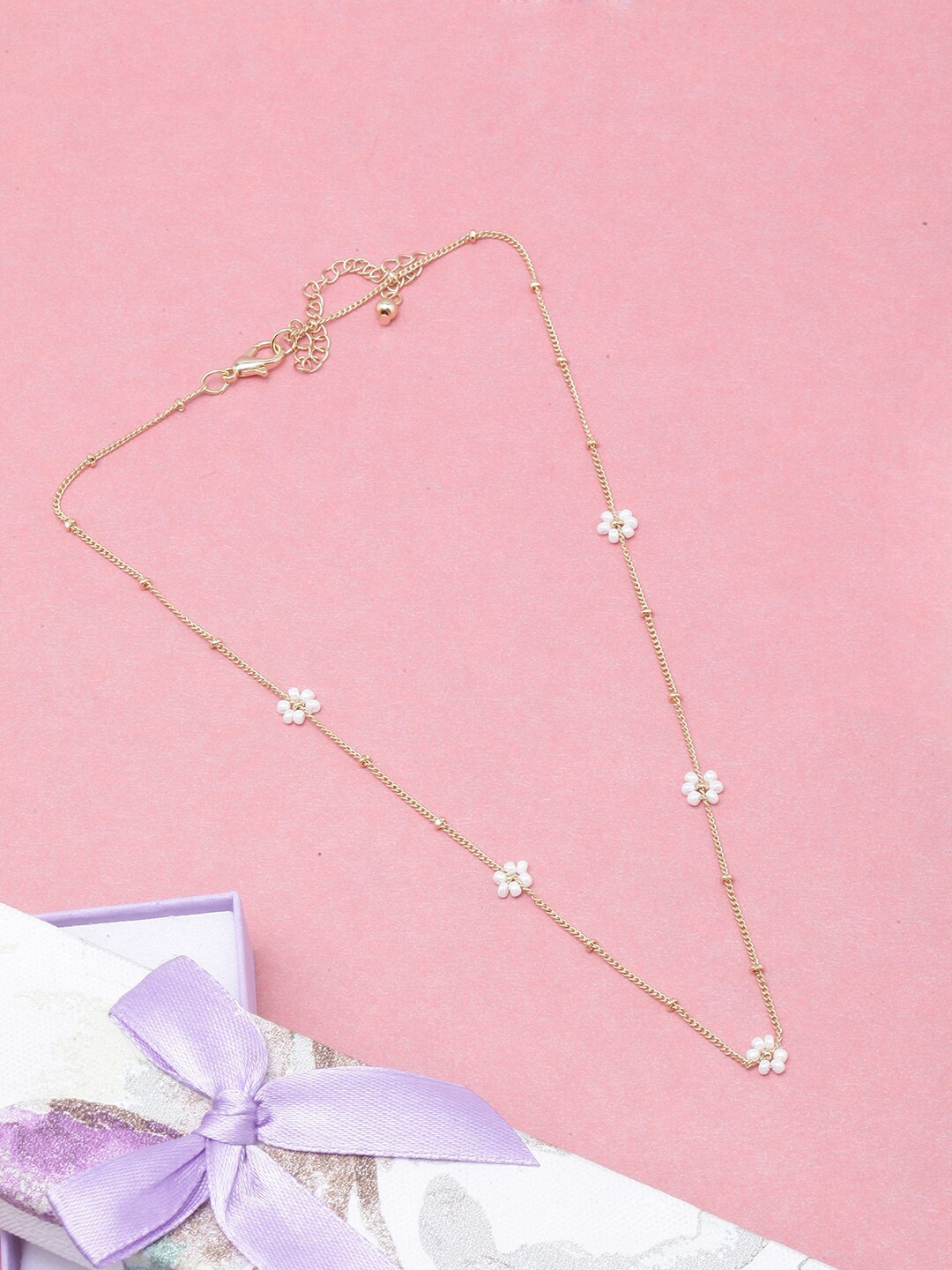 

DIVA WALK Brass Gold-Plated Beaded Chain