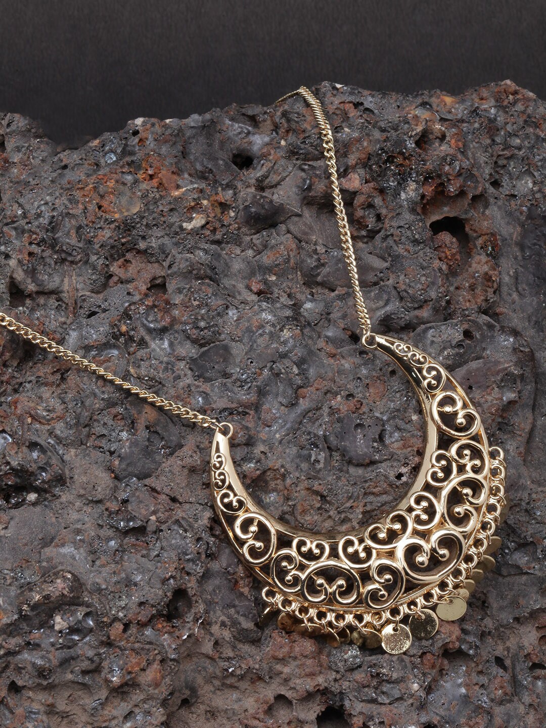 

DIVA WALK Brass Gold-Plated Necklace