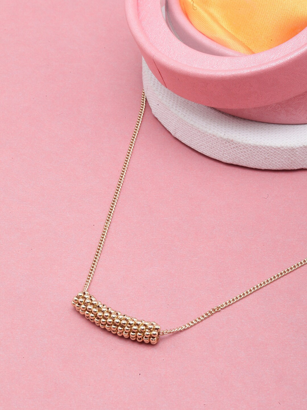 

DIVA WALK Brass Gold-Plated Necklace