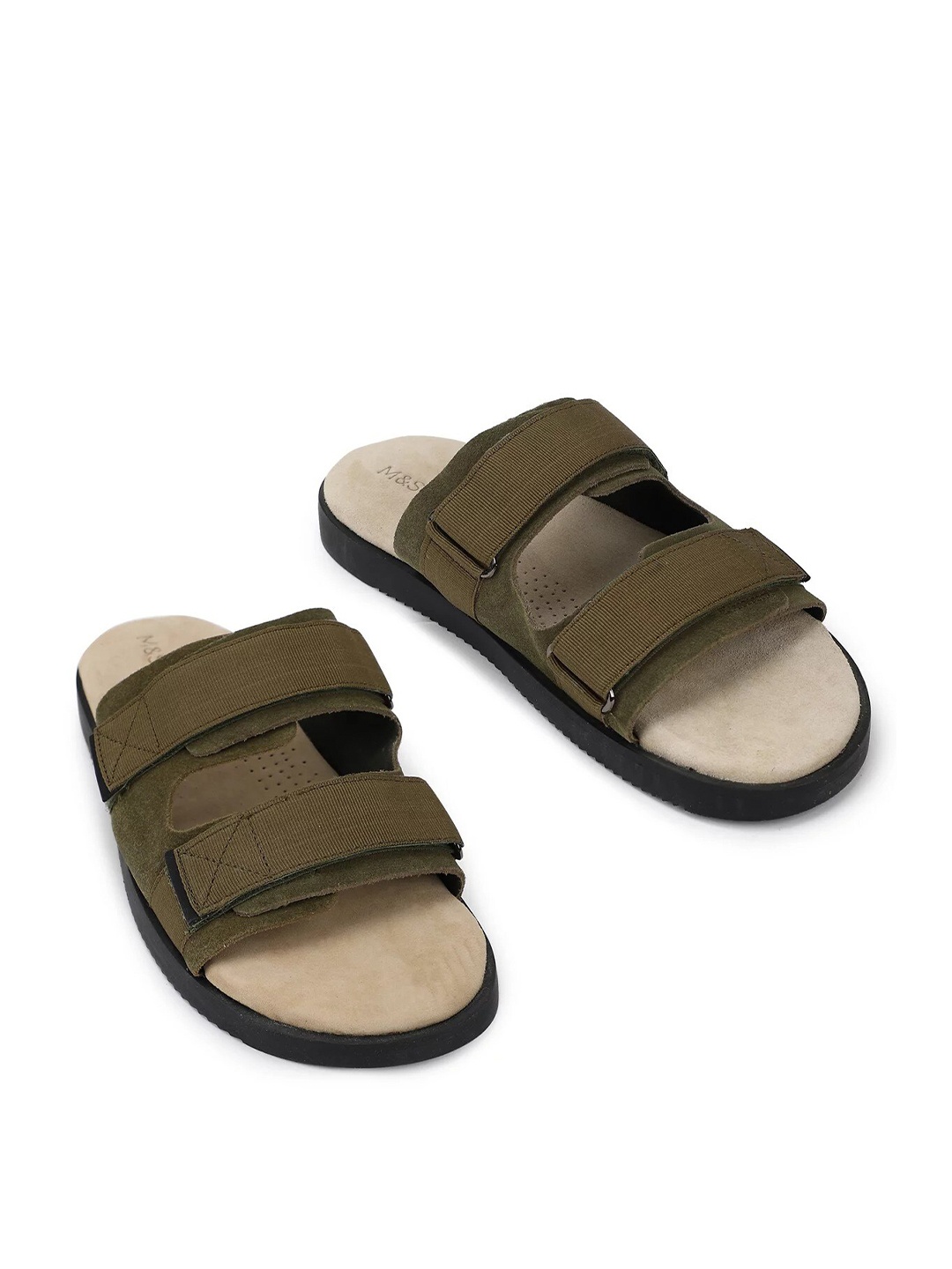 

Marks & Spencer Men Leather Comfort Sandals, Khaki