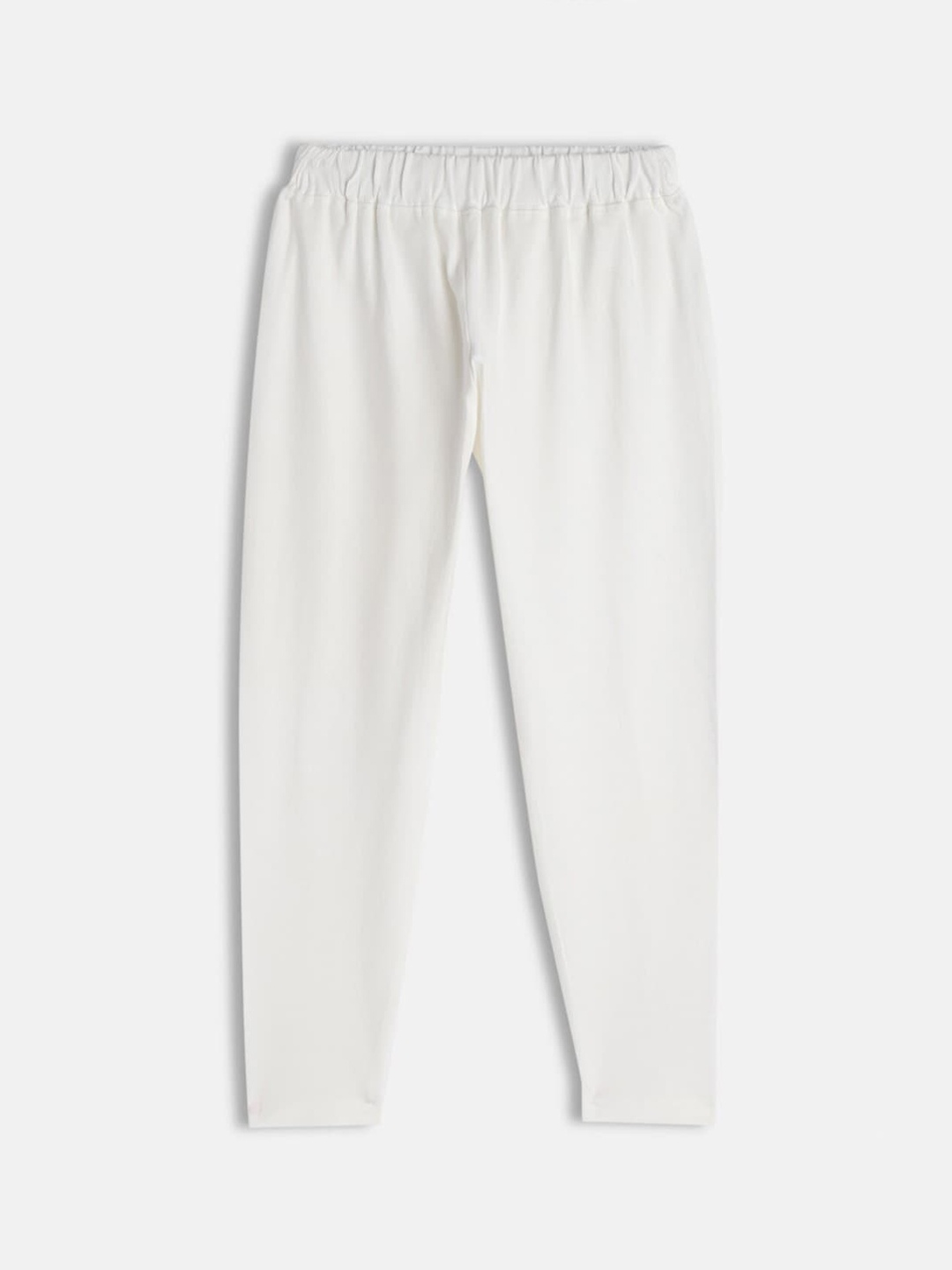 

SEYBIL Girls Three-Fourth Leggings, White