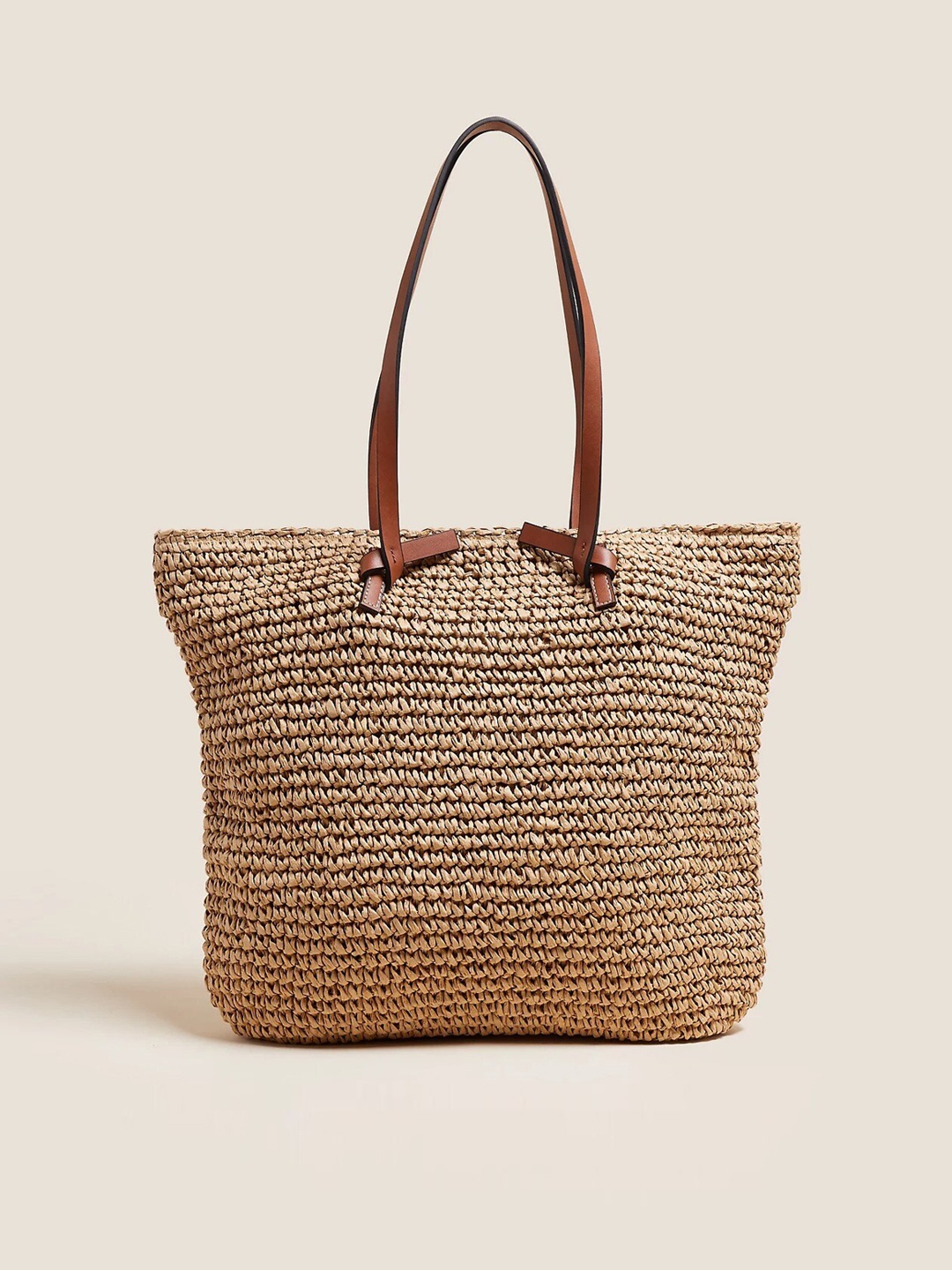

Marks & Spencer Textured Oversized Structured Tote Bag, Brown