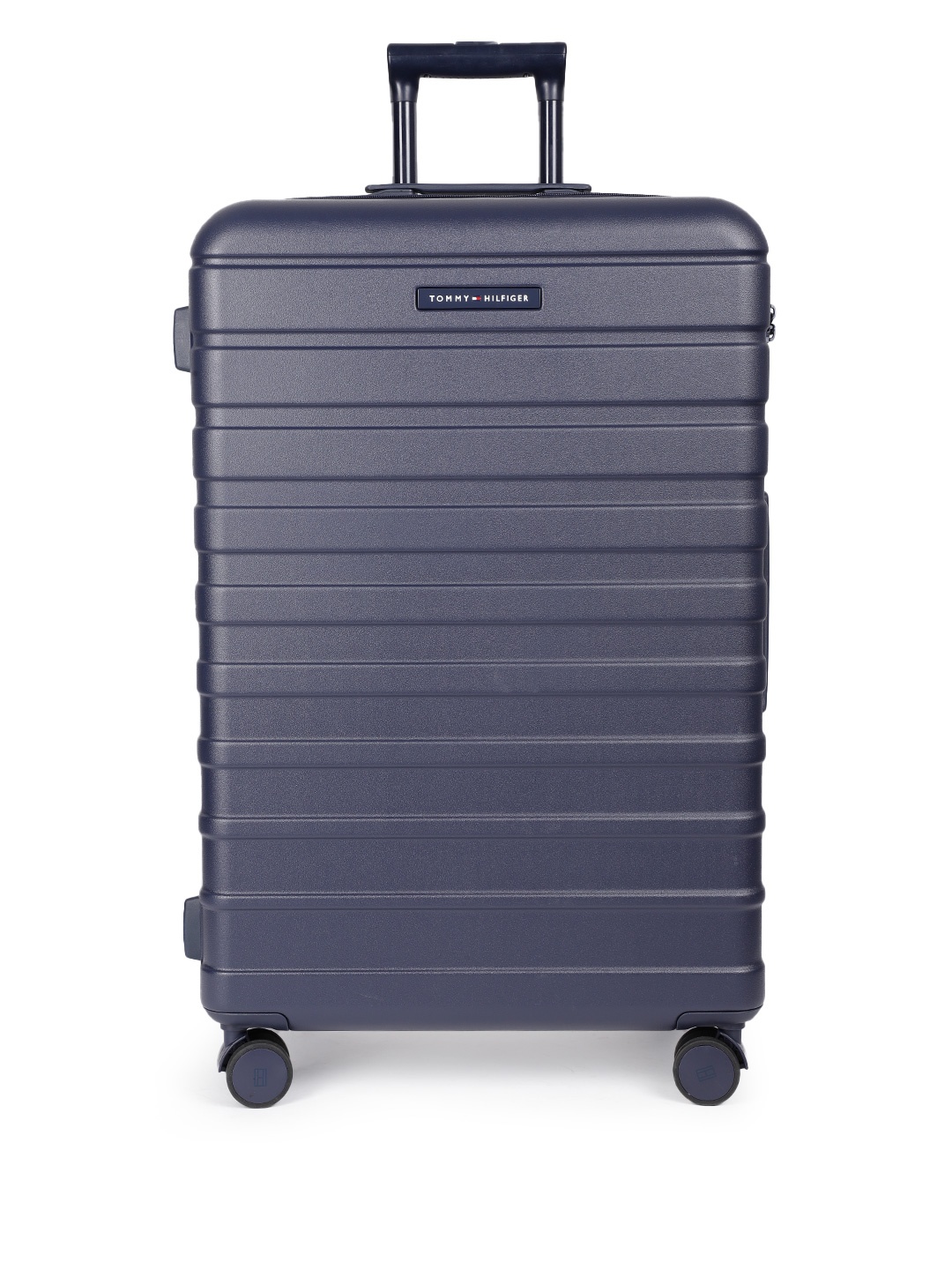 

Tommy Hilfiger Unisex 4 Wheels 360-Degree Rotation Trolley Bag, Navy blue