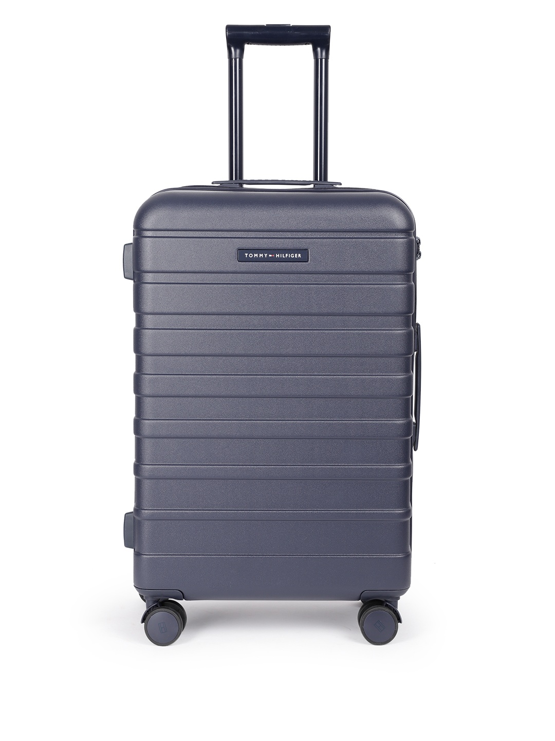 

Tommy Hilfiger Unisex Hard 4 Wheels 360-Degree Rotation Trolley Bag, Navy blue
