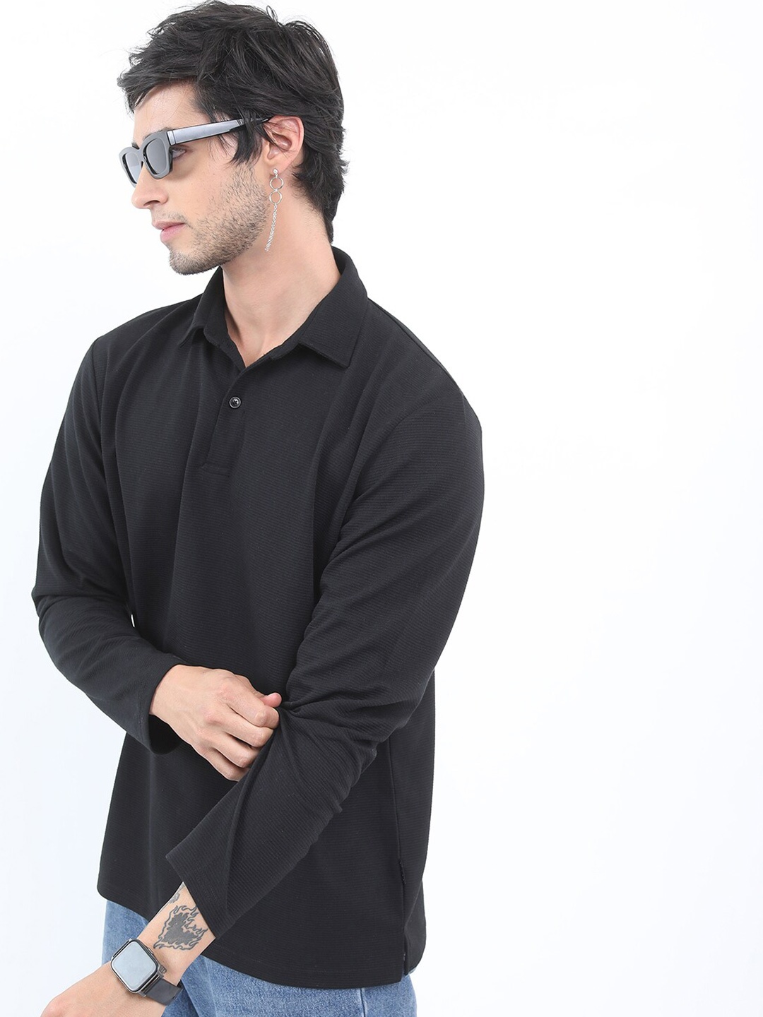 

KETCH Structured Regular Fit T-shirt, Black