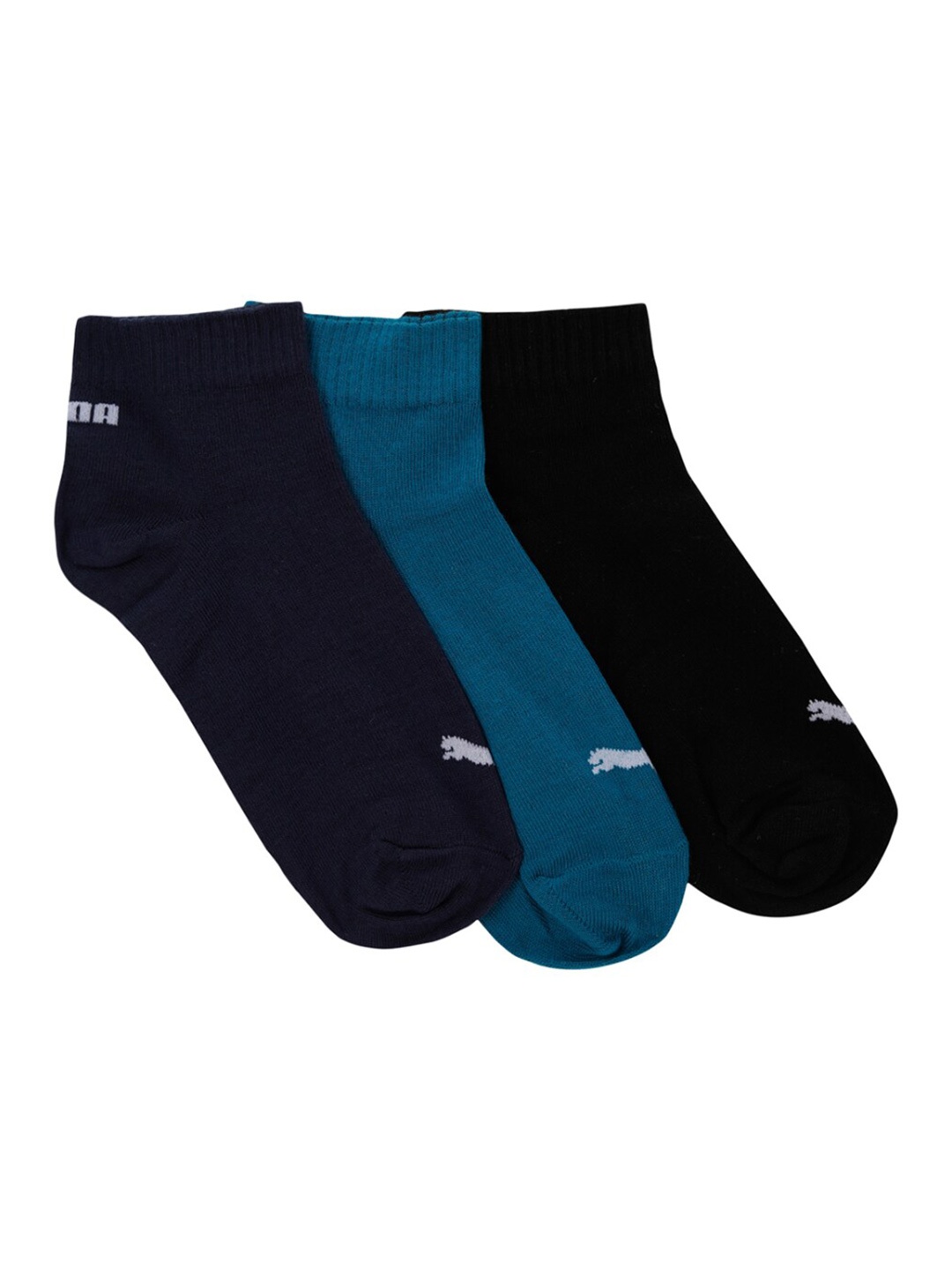 

Puma Women Pack Of 3 Quarter Socks, Blue