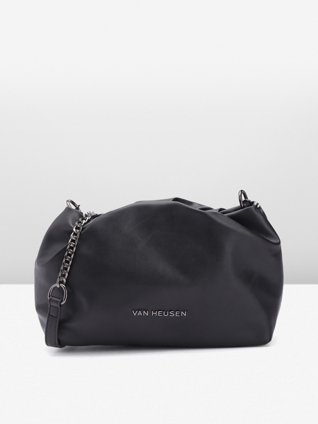 

Van Heusen Structured Sling Bag, Black