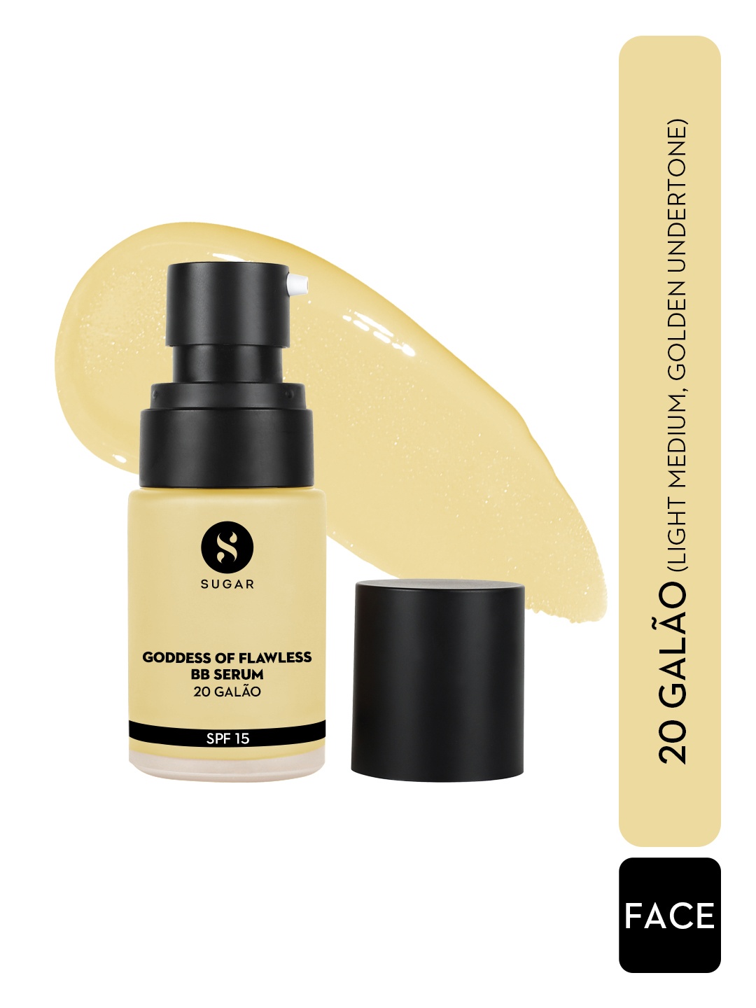 

SUGAR Goddess Of Flawless Long Lasting SPF 15 BB Serum 25 ml - Galao 20, Beige