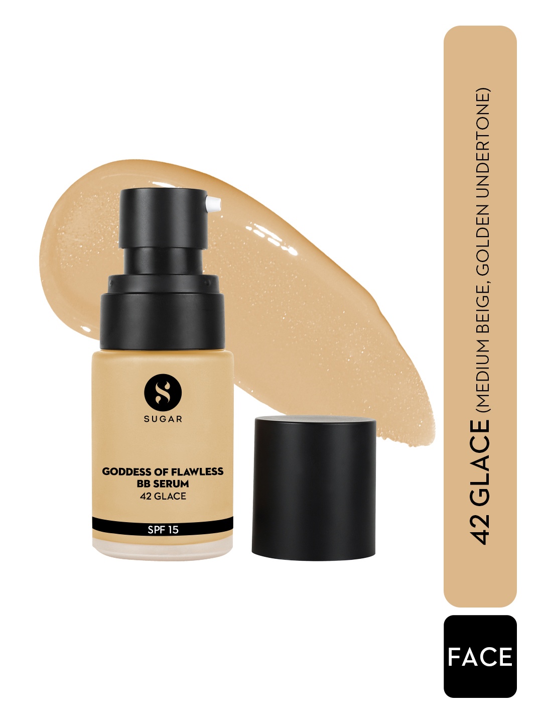 

SUGAR Goddess Of Flawless Long Lasting SPF 15 BB Serum 25 ml - Glace 42, Beige