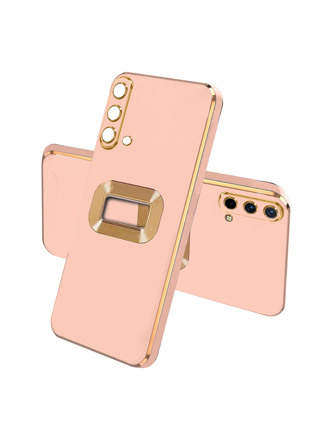 

Karwan Oneplus Nord Ce Camera Protection Phone Back Cover, Pink