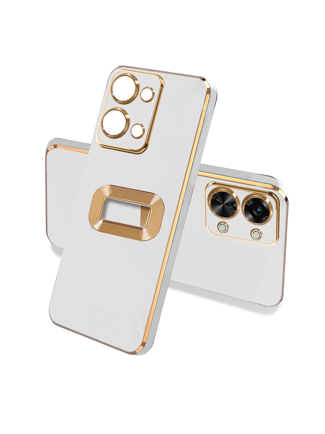 

Karwan Oneplus Nord 2T Camera Protection Phone Back Cover, White