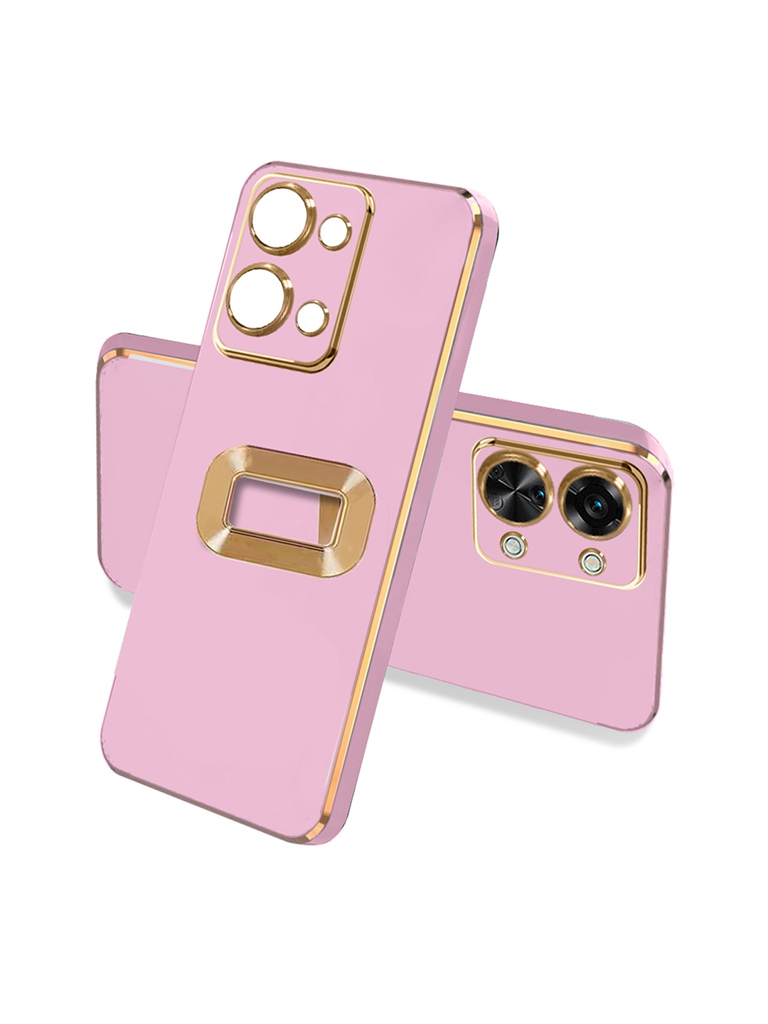 

Karwan Compatible Sweat Proof Oneplus Nord 2T Mobile Back Case, Pink