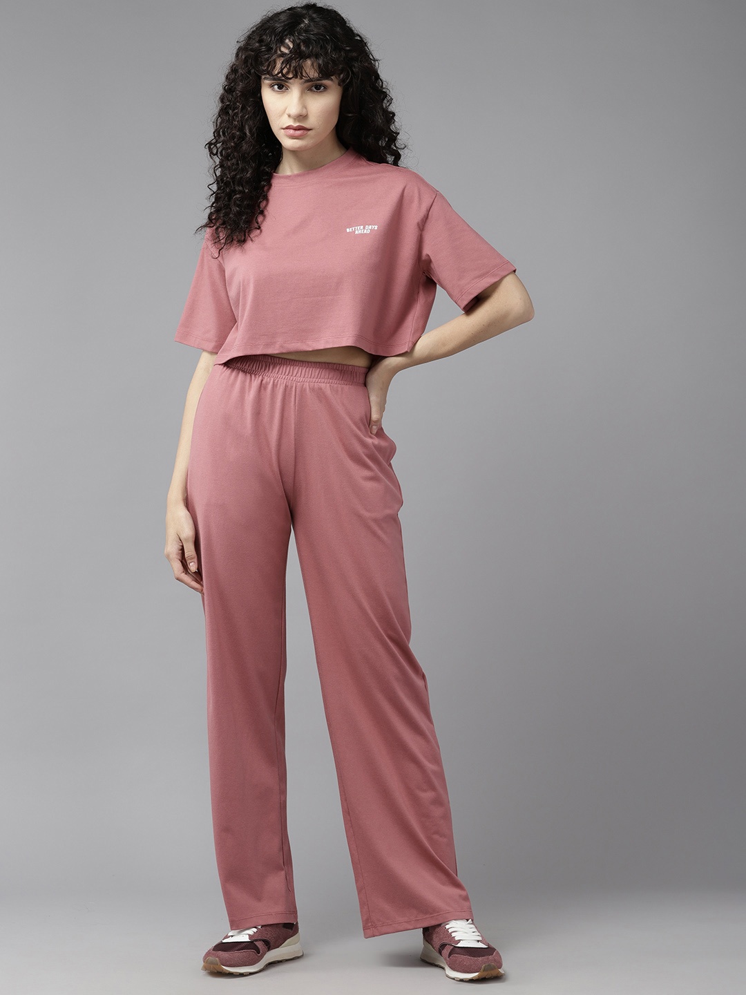 

The Roadster Lifestyle Co. Solid Co-Ords, Rose