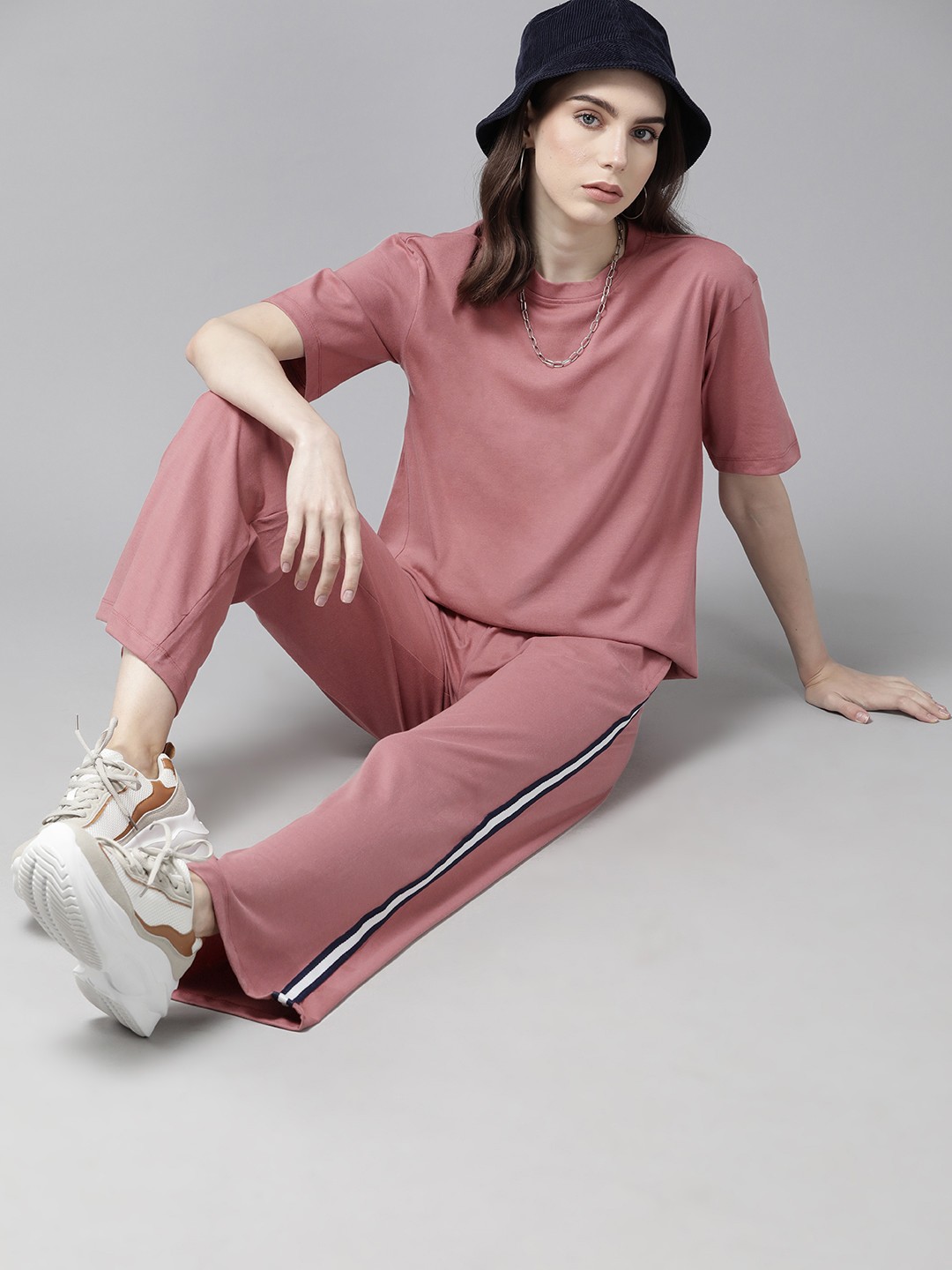 

The Roadster Lifestyle Co. Solid Co-Ords, Rose