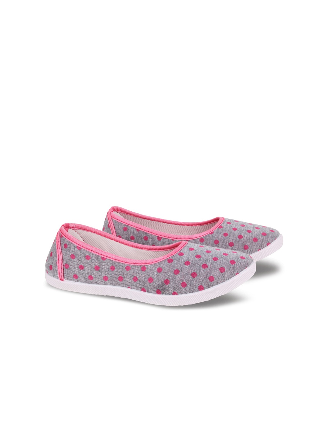 

FABBMATE Women Printed Ballerinas, Grey