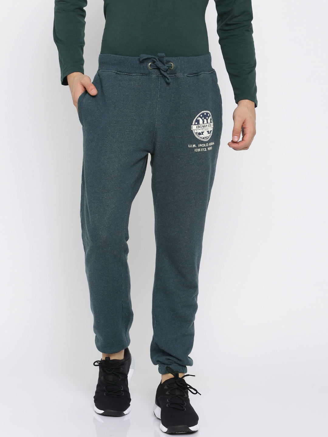 

U.S. Polo Assn. Denim Co. Blue KNIT PANTS PATRIOT MELANGE Joggers