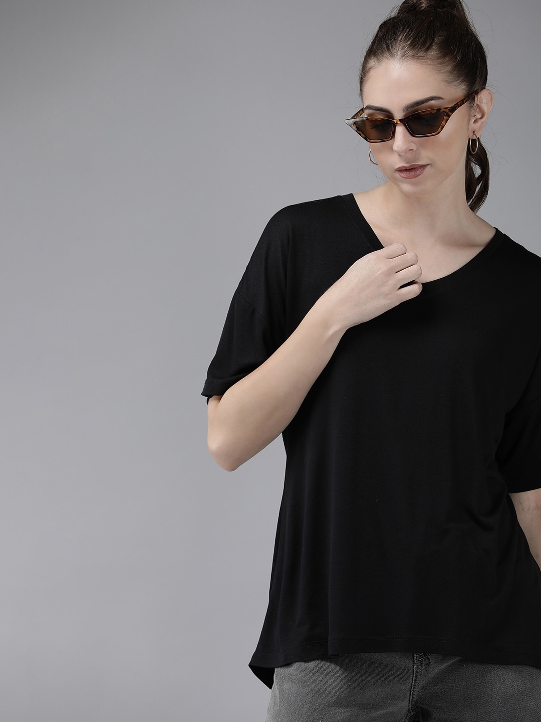 

Roadster Longline T-shirt, Black