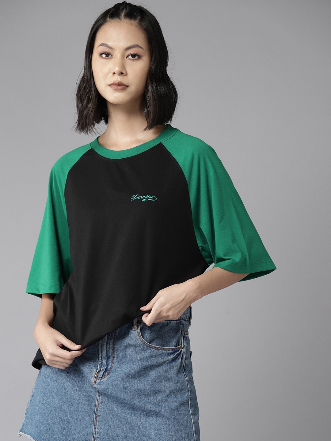 

The Roadster Lifestyle Co. Solid T-shirt, Black