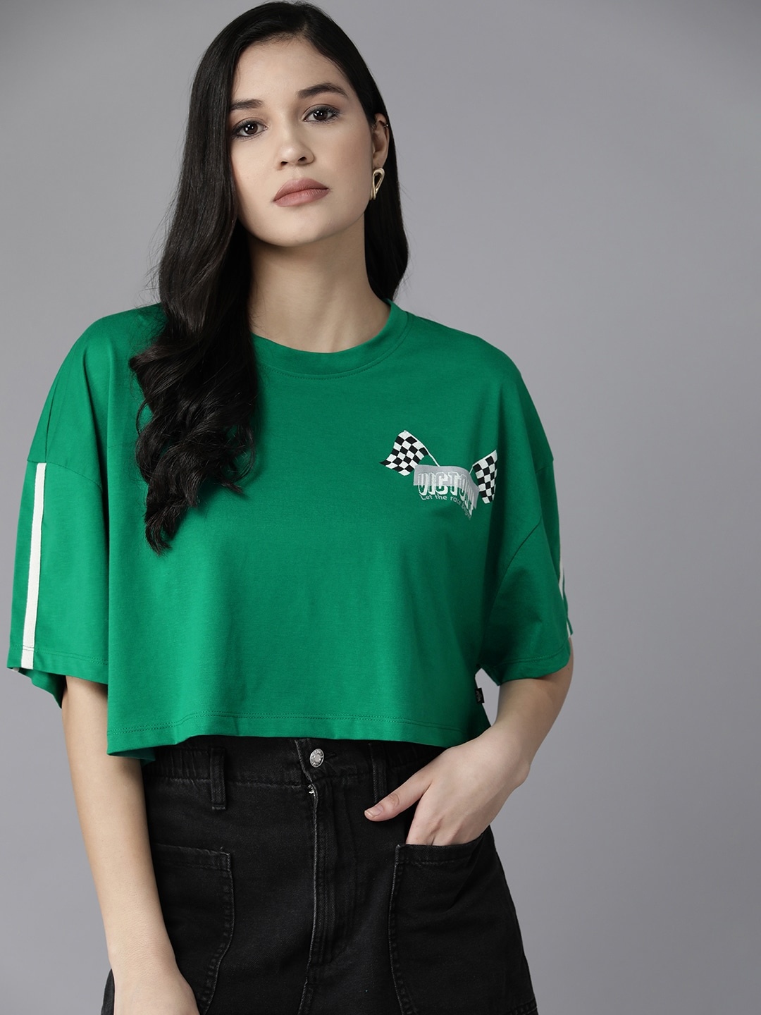 

The Roadster Lifestyle Co. Boxy T-shirt, Green