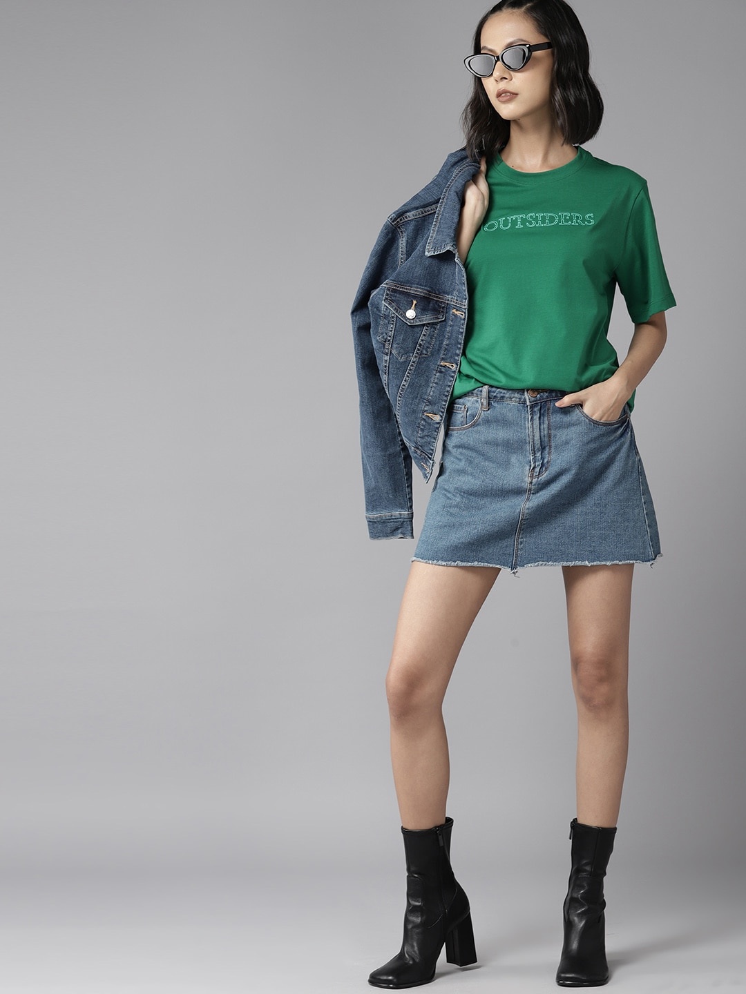 

The Roadster Lifestyle Co. Boxy T-shirt, Green