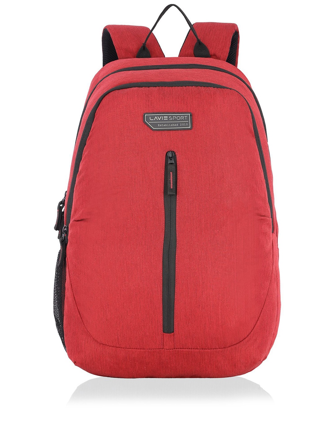 

LAVIE SPORT Solid Padded Mesh Back Laptop Backpack, Red