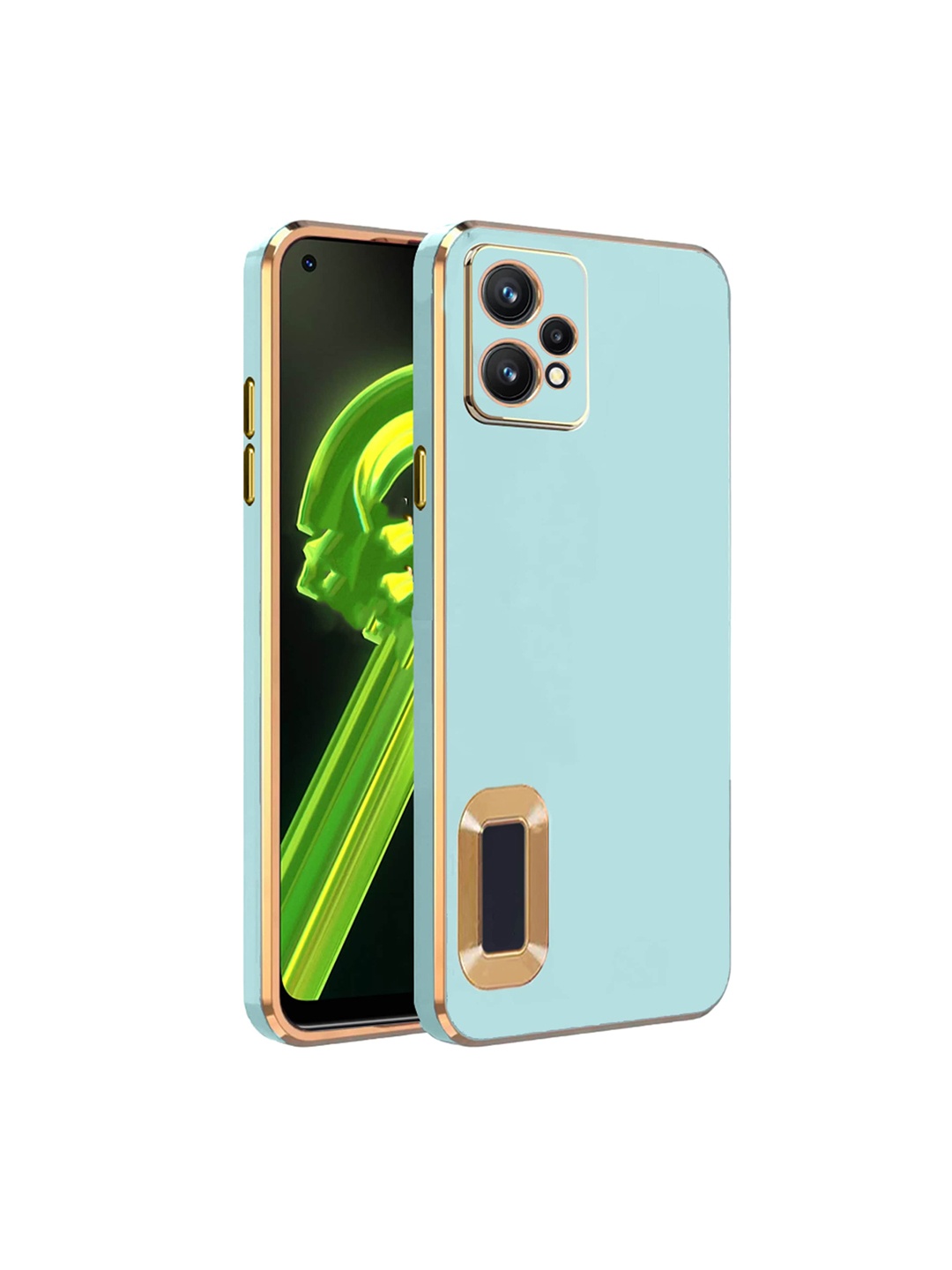 

Karwan Realme 9 Pro Phone Back Cover, Turquoise blue