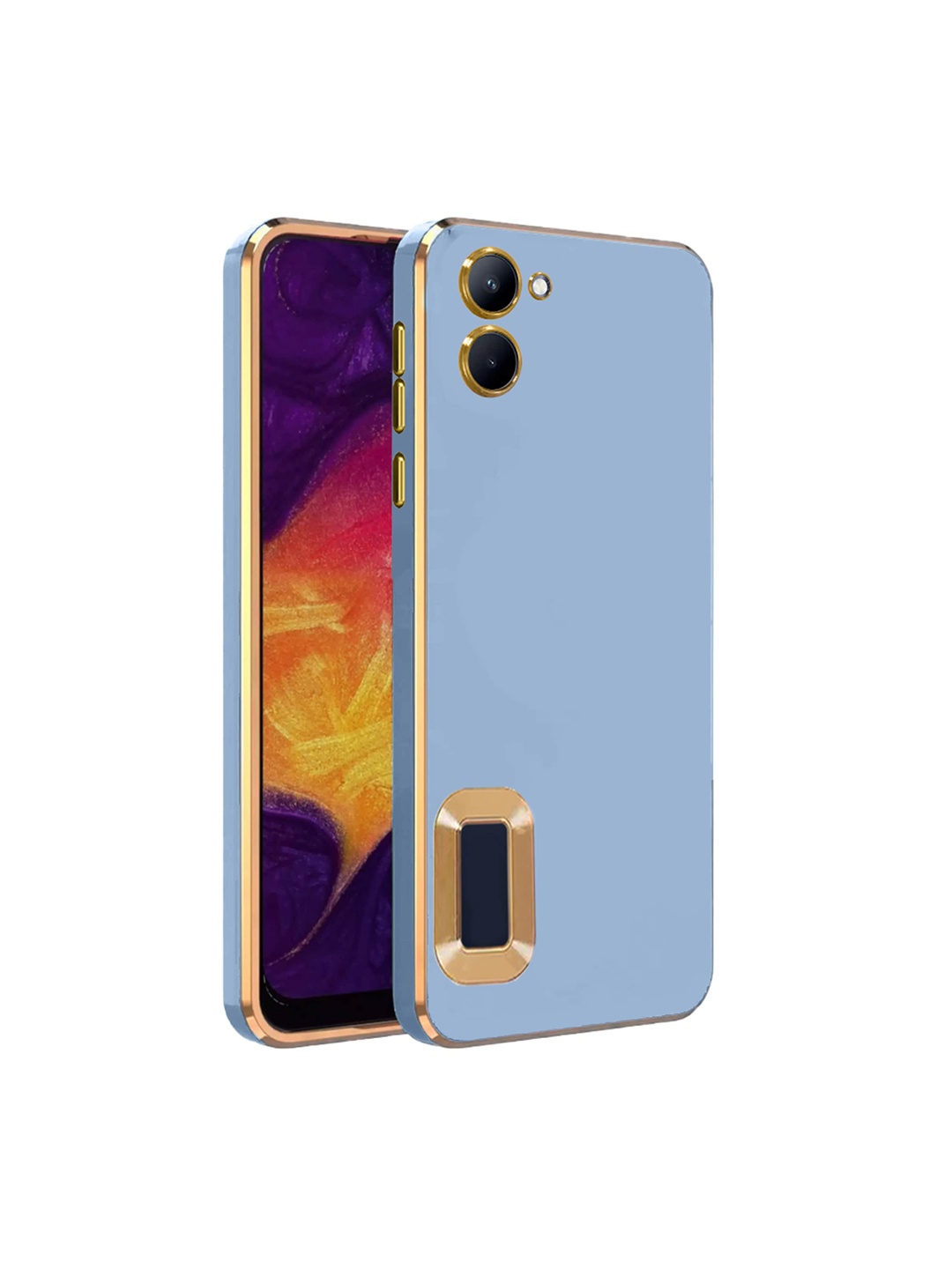 

Karwan Realme C33 Phone Back Cover, Blue