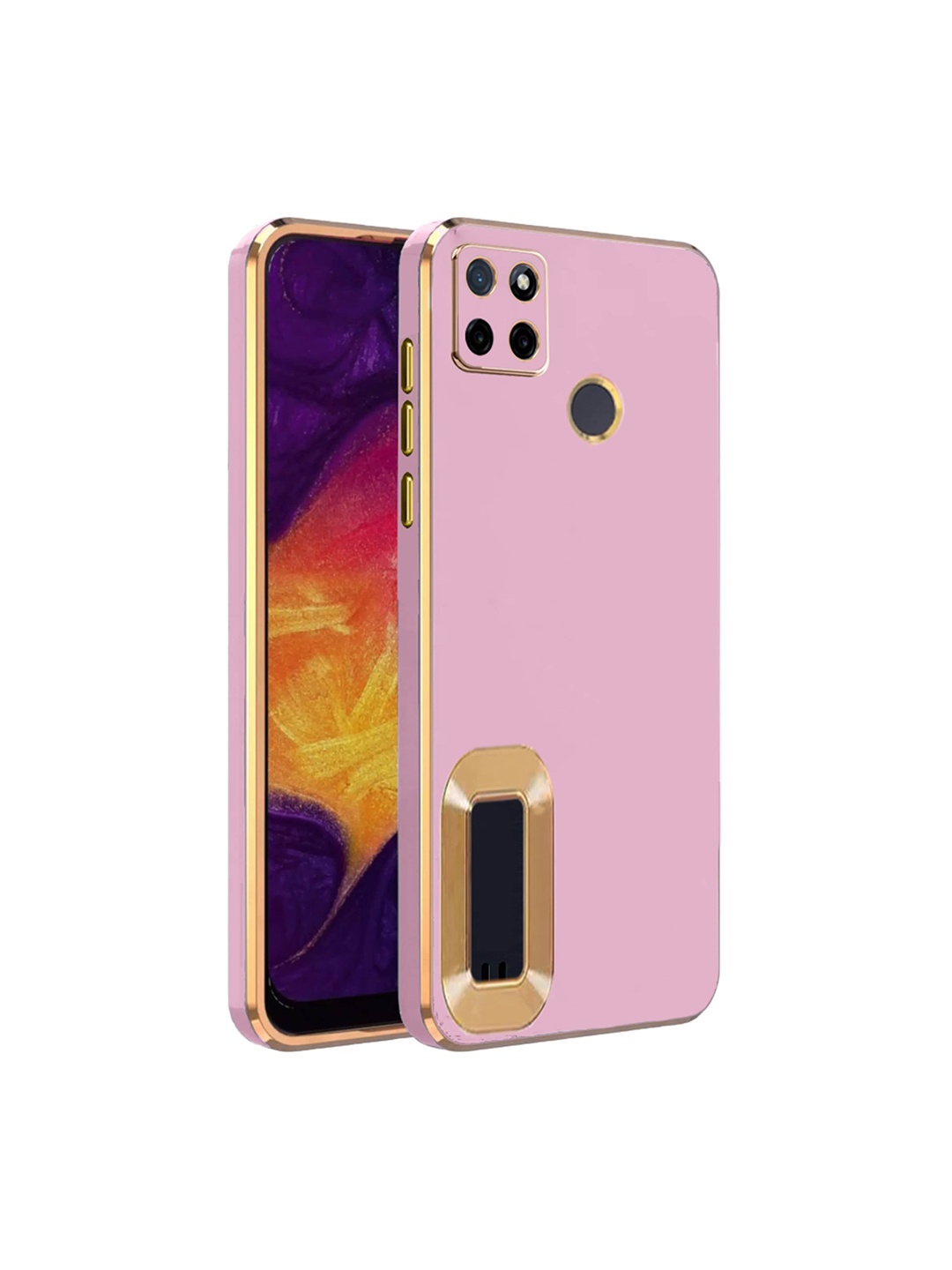 

Karwan Realme C21Y Phone Back Cover, Pink