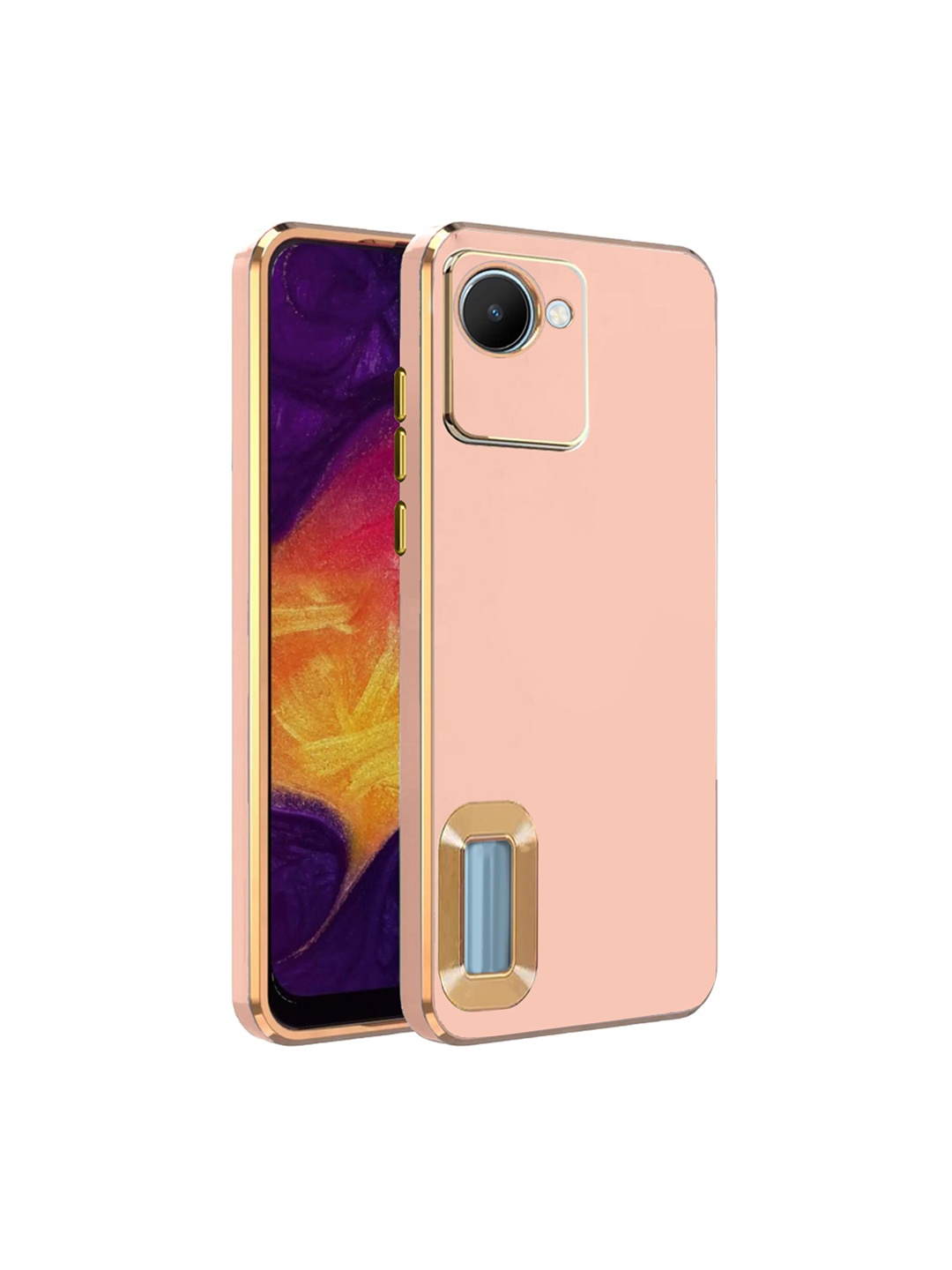 

Karwan Realme C30 Phone Back Cover, Peach