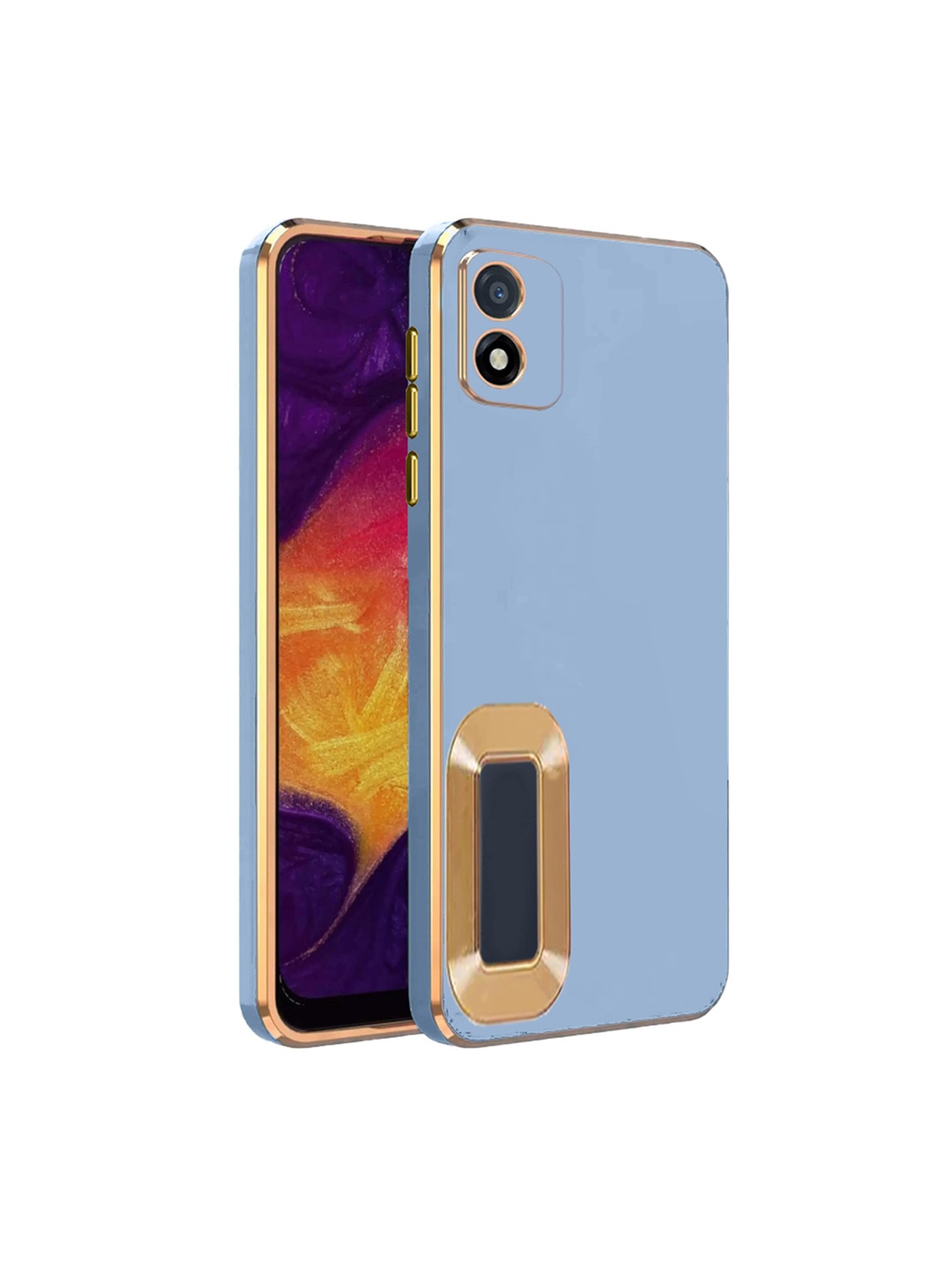 

Karwan Compatible Sweat Proof Realme C 20 Camera Protection Phone Back Cover, Blue