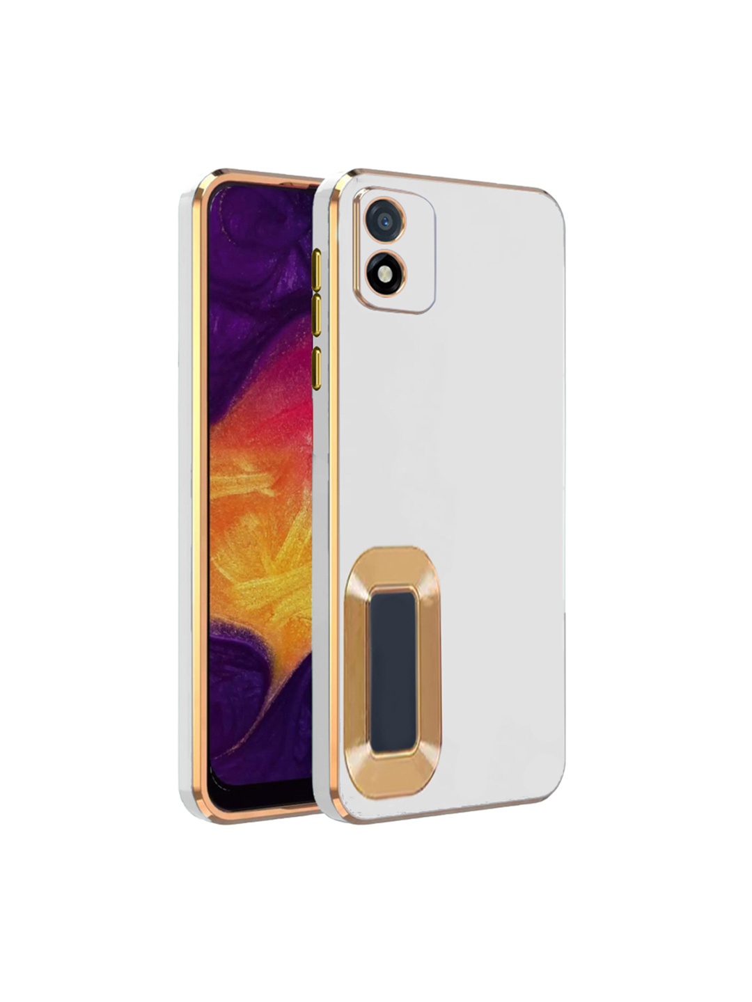 

Karwan Realme C20 Camera Protection Phone Back Cover, White
