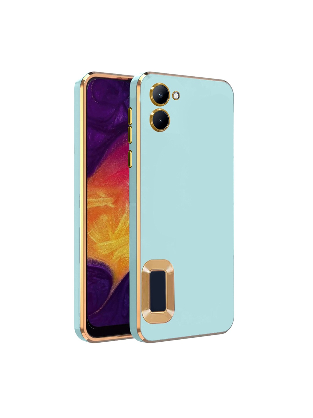 

Karwan Real Me 33 Phone Back Cover, Blue